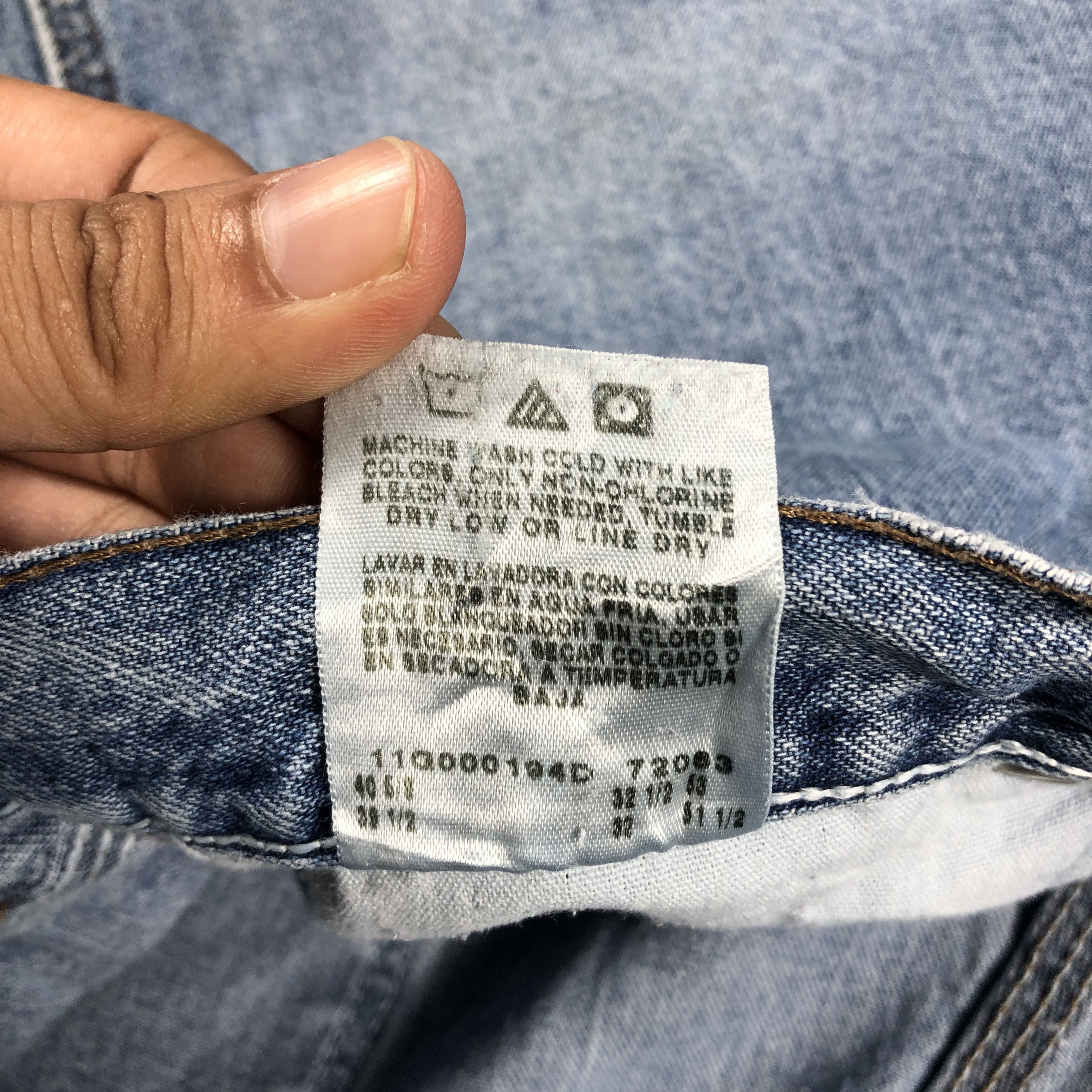 Vintage × Wrangler Vintage Wrangler Carpenter Light Blue Wash Jeans L766 Size US 38 / EU 54 - 10 Thumbnail