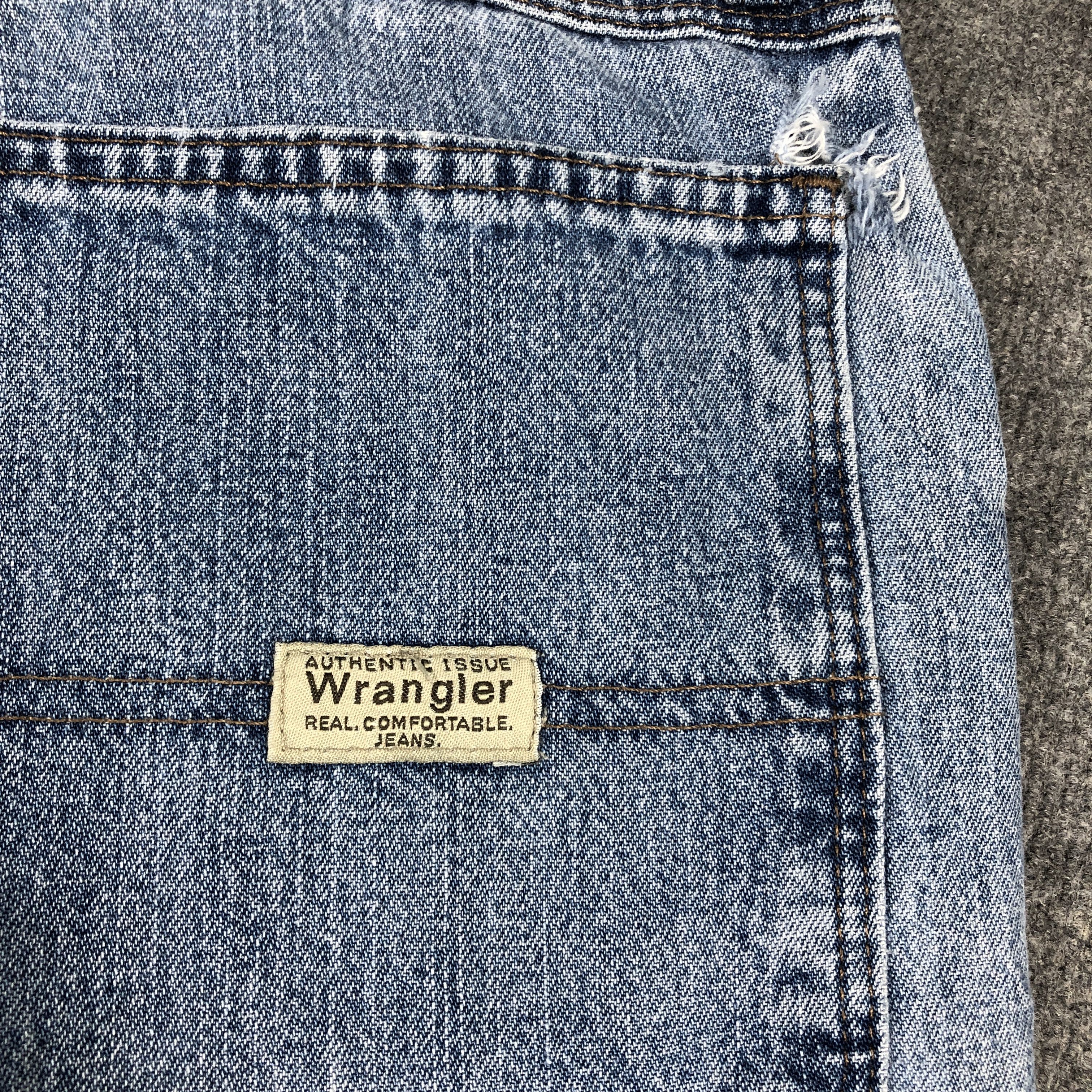 Vintage × Wrangler Vintage Wrangler Carpenter Light Blue Wash Jeans L766 Size US 38 / EU 54 - 8 Thumbnail