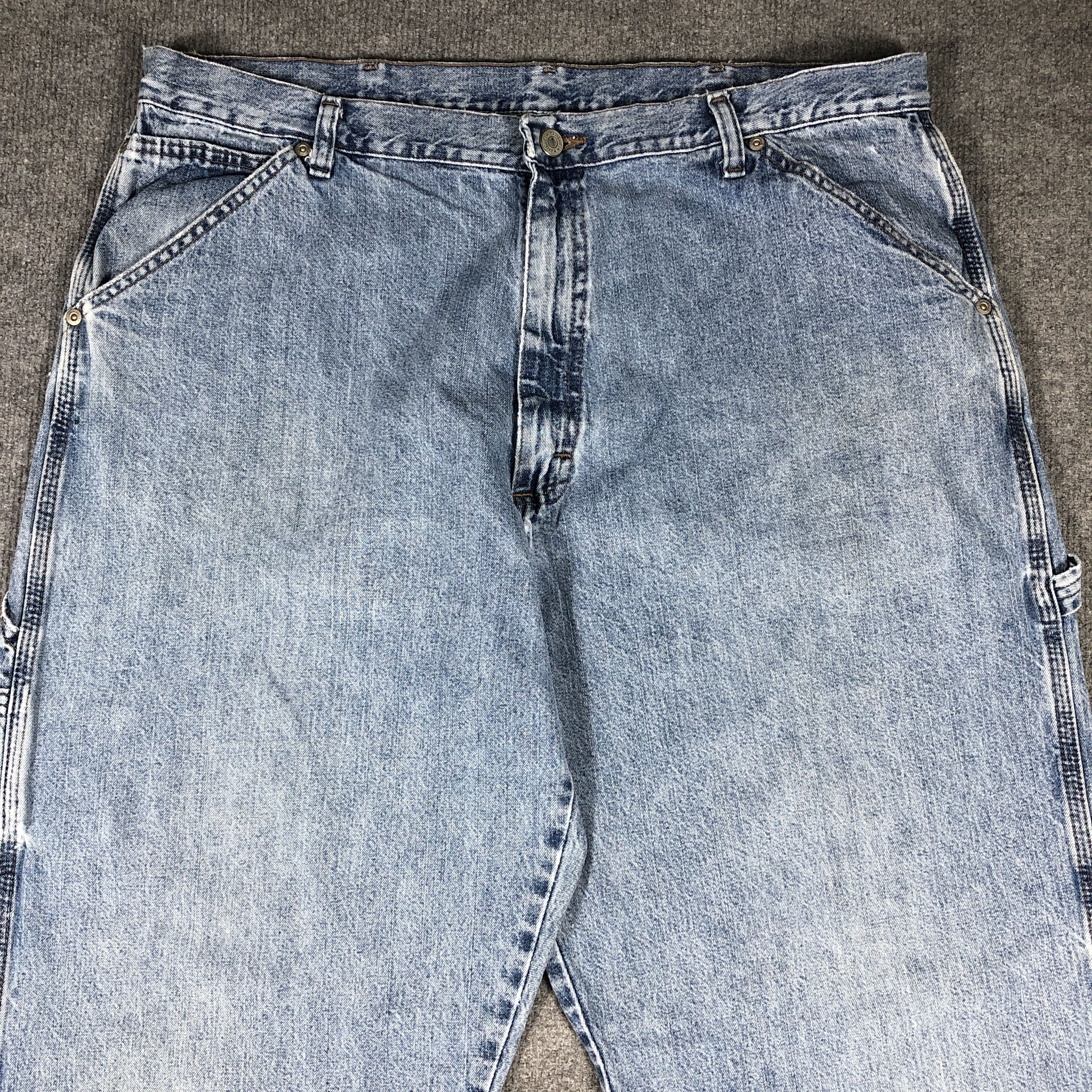 Vintage × Wrangler Vintage Wrangler Carpenter Light Blue Wash Jeans L766 Size US 38 / EU 54 - 3 Thumbnail