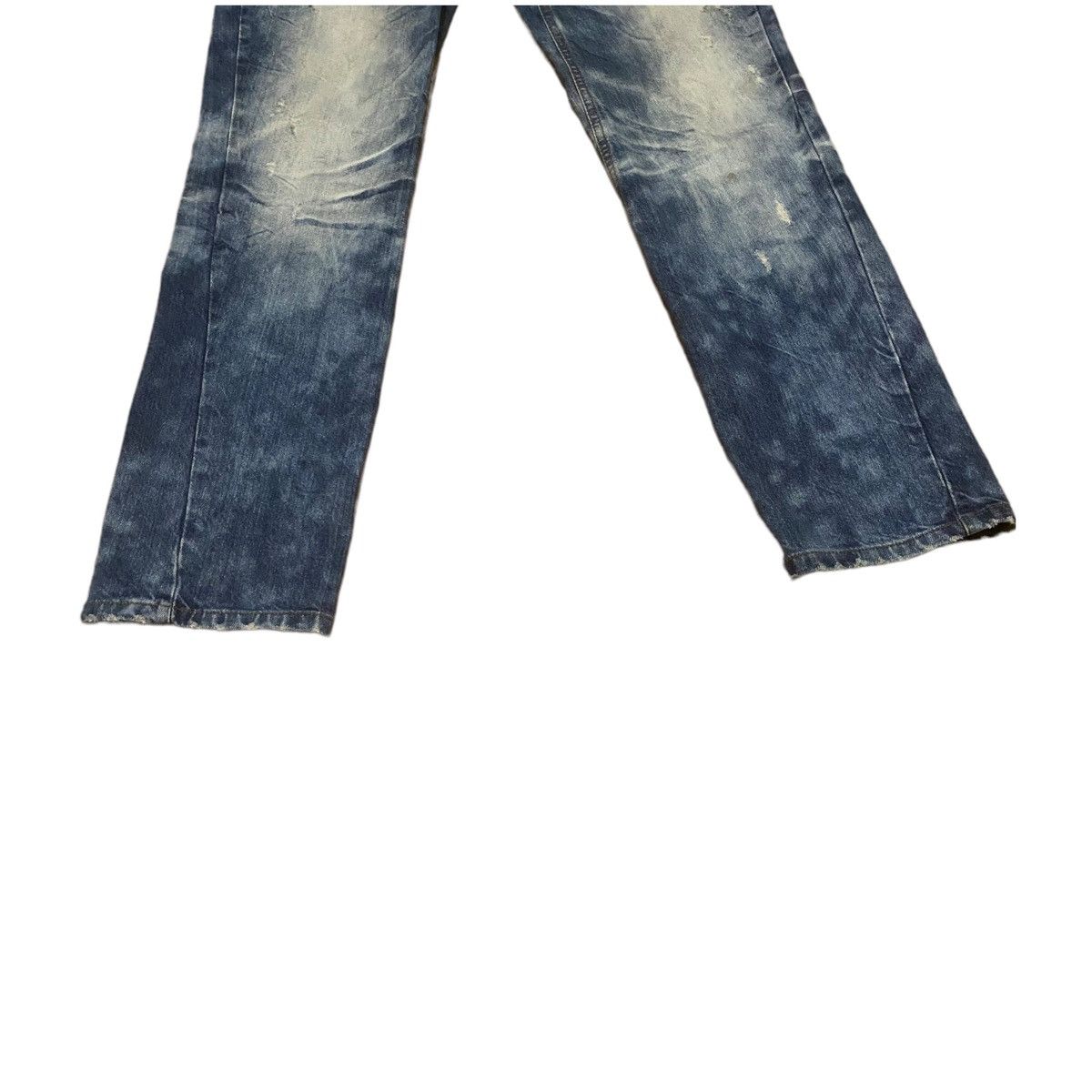 Japanese Brand Vintage 32x29 Rocker Distressed Embroidery Star Punk Style Size US 32 / EU 48 - 7 Thumbnail