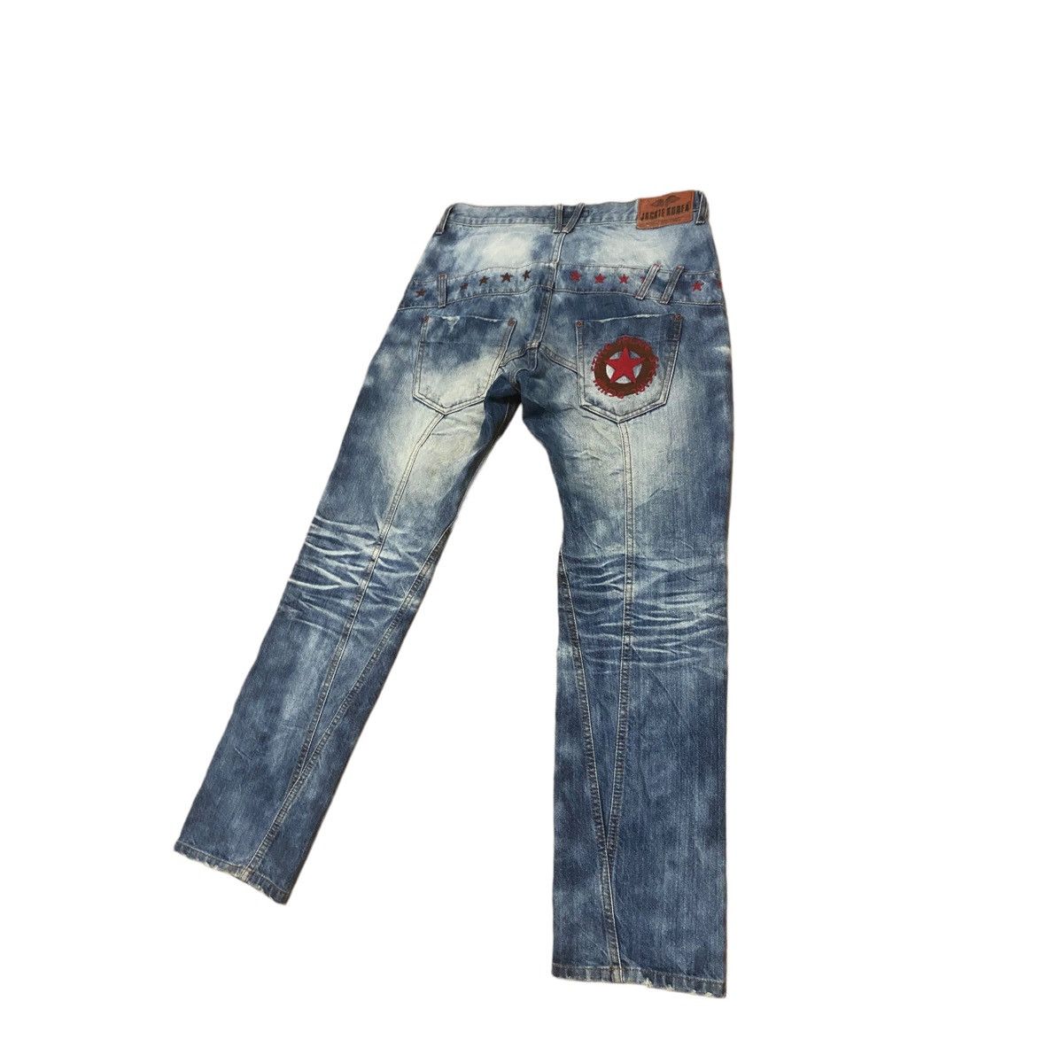 Japanese Brand Vintage 32x29 Rocker Distressed Embroidery Star Punk Style Size US 32 / EU 48 - 11 Thumbnail