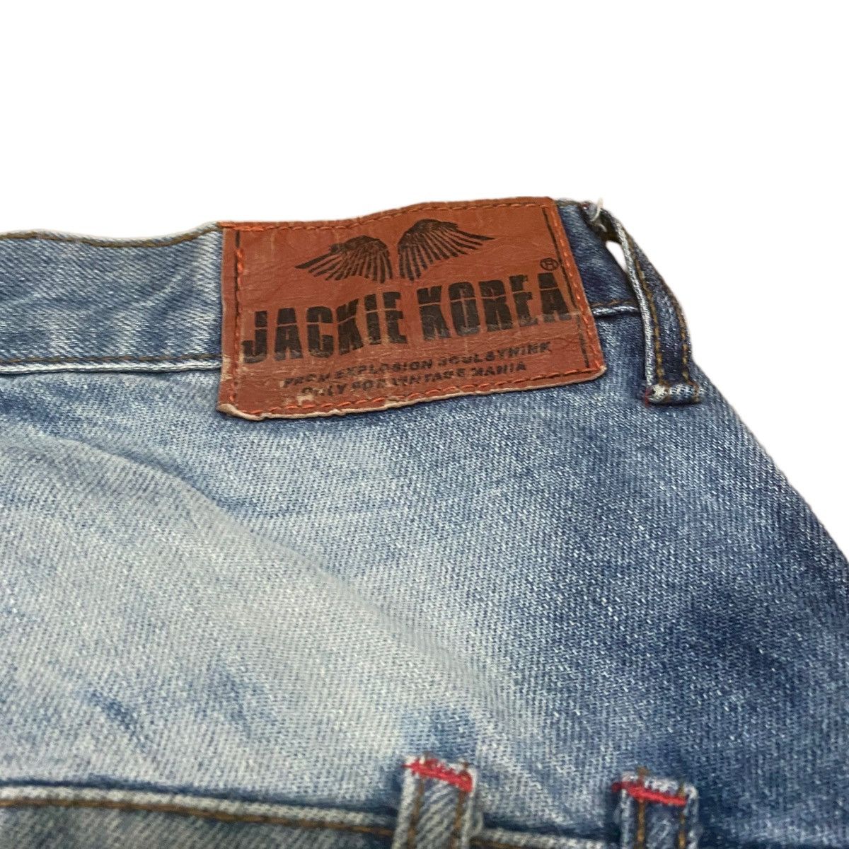 Japanese Brand Vintage 32x29 Rocker Distressed Embroidery Star Punk Style Size US 32 / EU 48 - 13 Thumbnail
