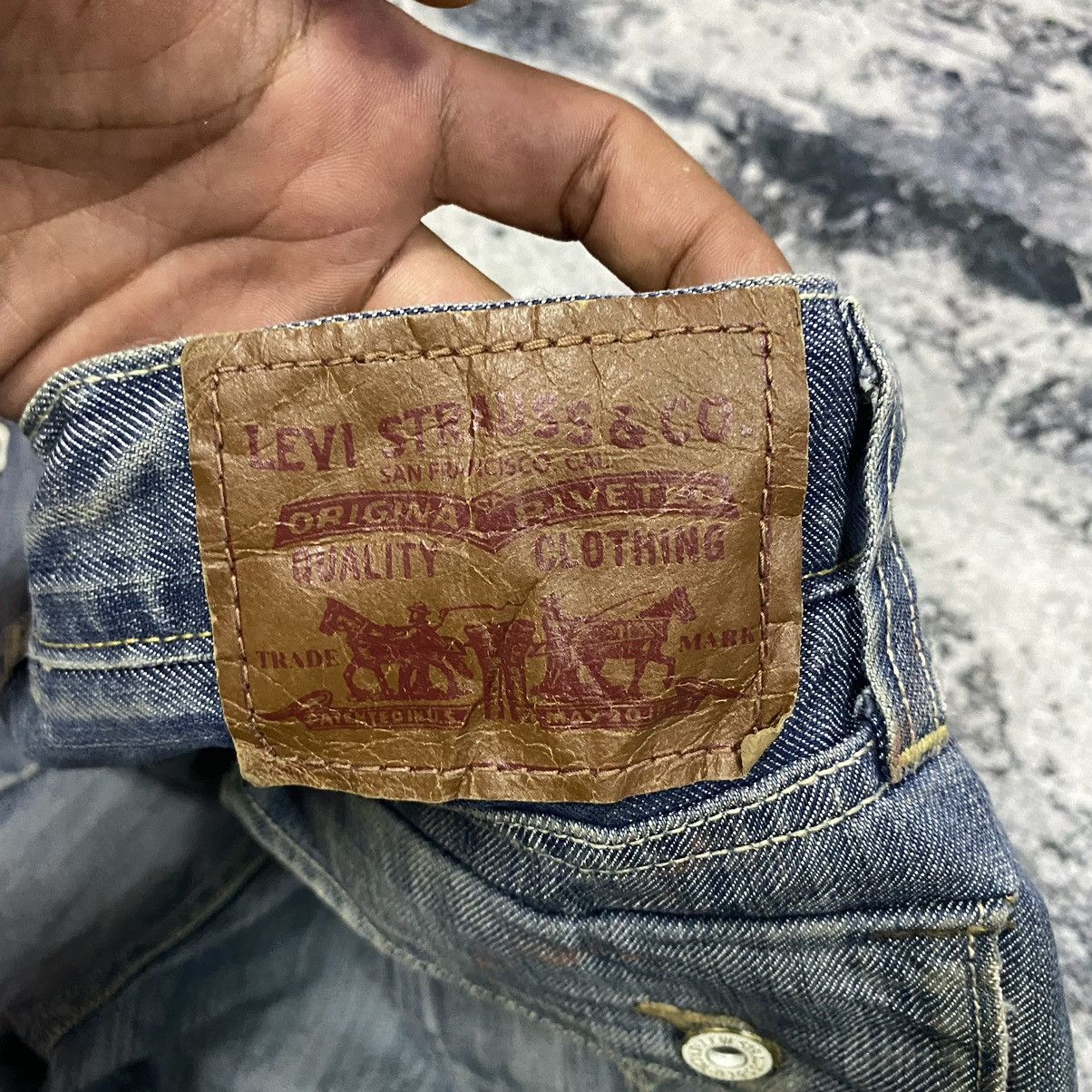 Levi's × Vintage Gcw23🔥Vintage Levis Flare Boot Cut 527 Denim Jeans Size US 33 - 12 Thumbnail