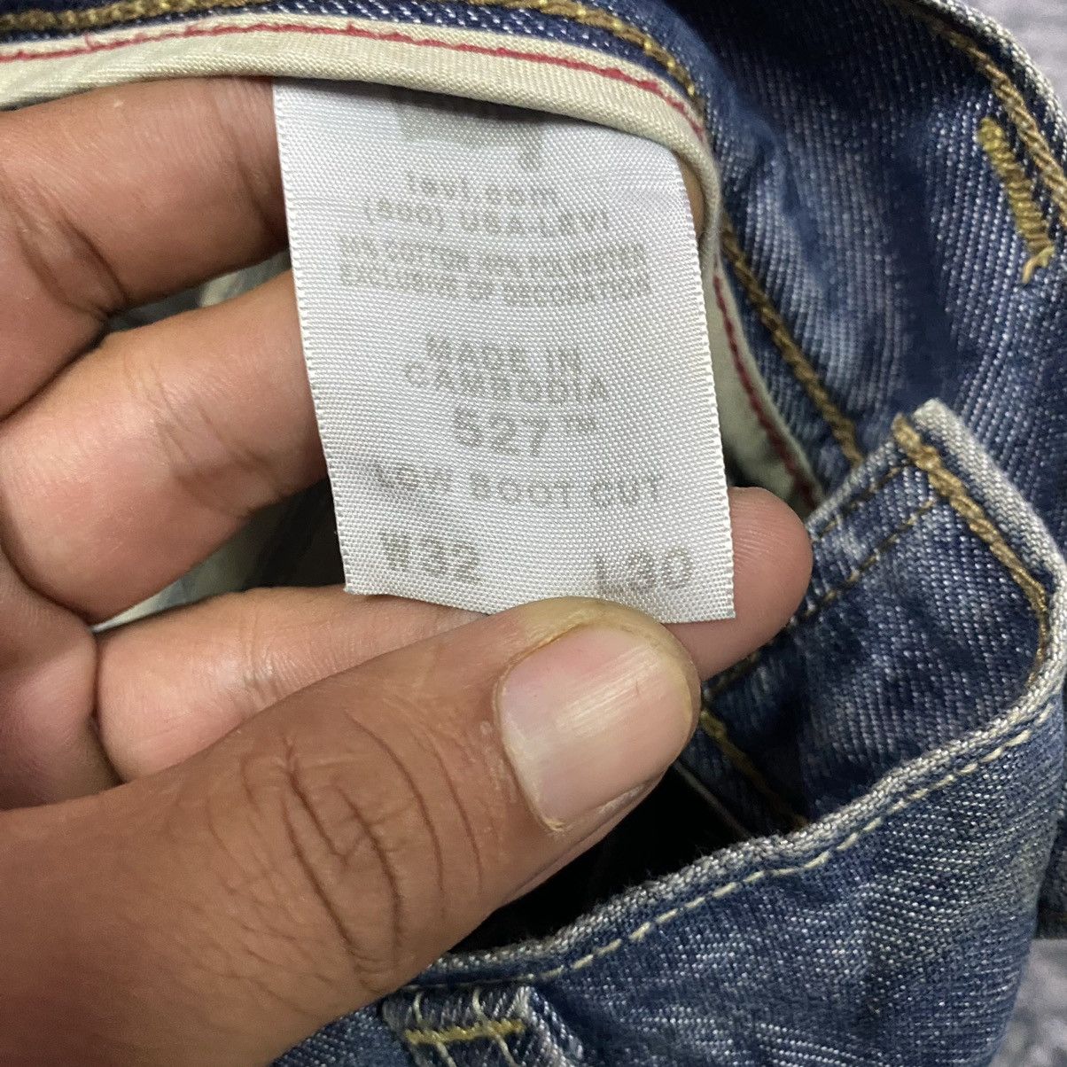 Levi's × Vintage Gcw23🔥Vintage Levis Flare Boot Cut 527 Denim Jeans Size US 33 - 14 Thumbnail