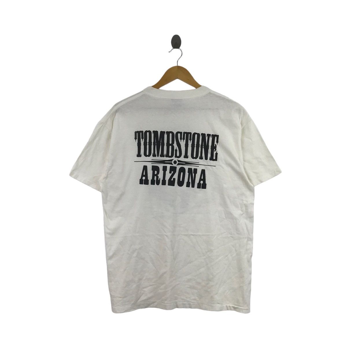 Vintage Vintage TOMBSTONE DOC HOLIDAY Cowboy Movie Arizona Val Kilme Size US L / EU 52-54 / 3 - 4 Thumbnail