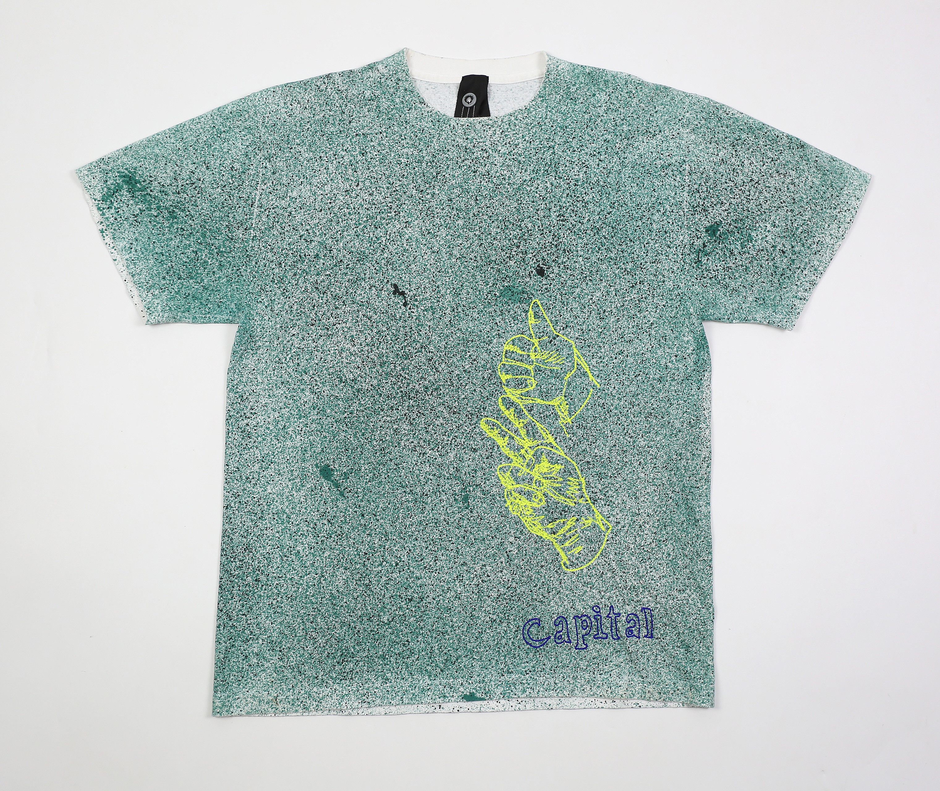 AW 2018-2019 BERNHARD WILLHELM sprayed t-shirt size M
