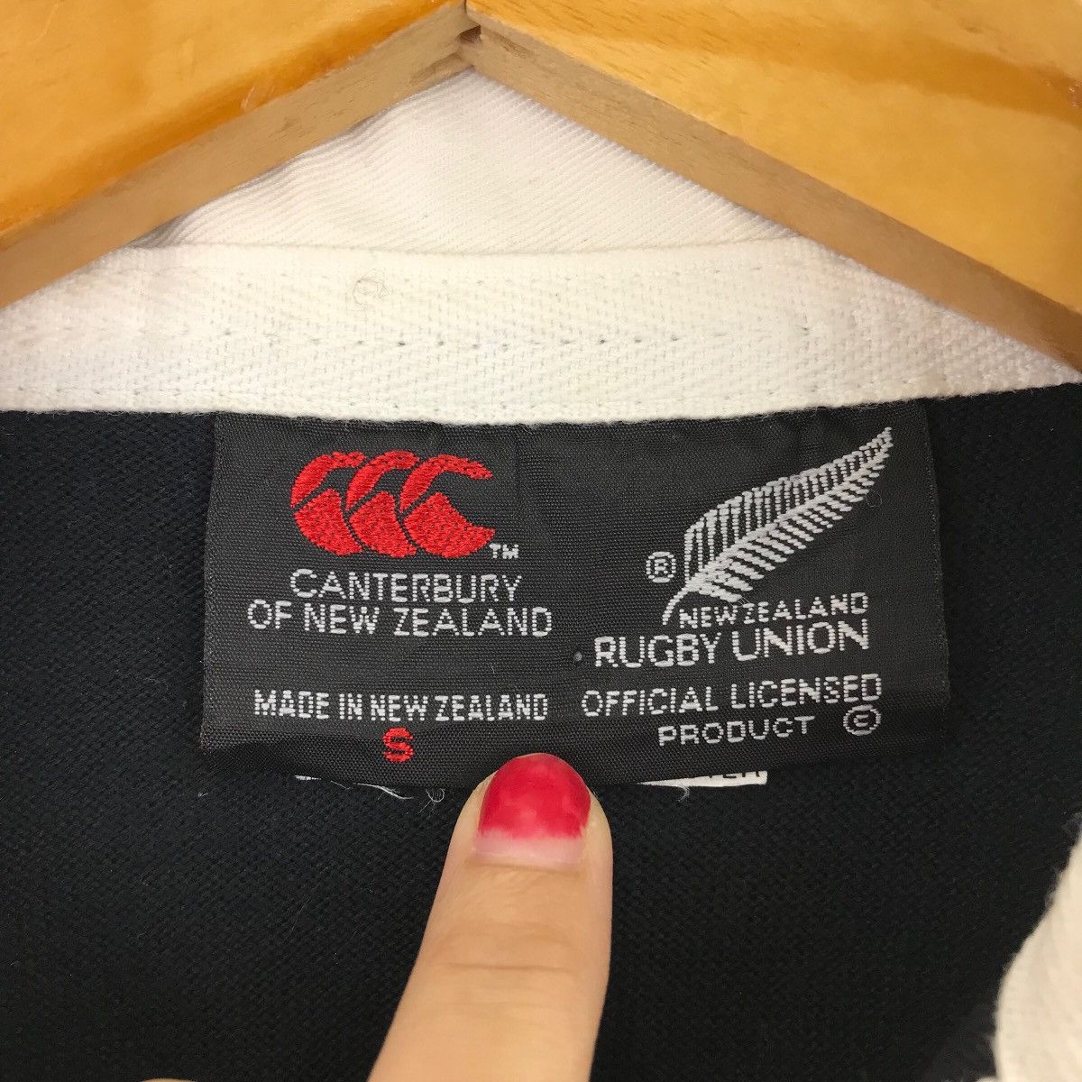 Canterbury of New Zealand Vintage 1994 CANTERBURY STEINLAGER RUGBY Player Issue Size US S / EU 44-46 / 1 - 3 Thumbnail