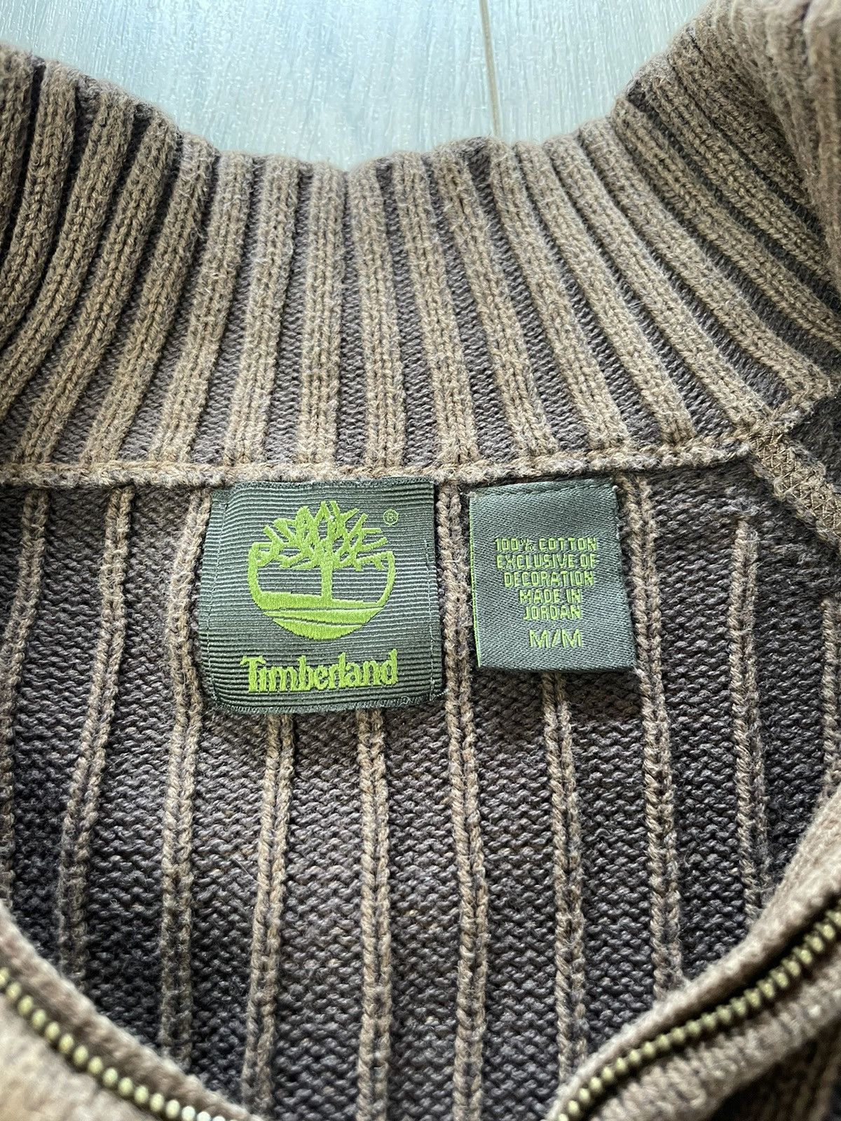 Timberland Vintage Brown Timberland 1/4 Zip Size US M / EU 48-50 / 2 - 4 Thumbnail