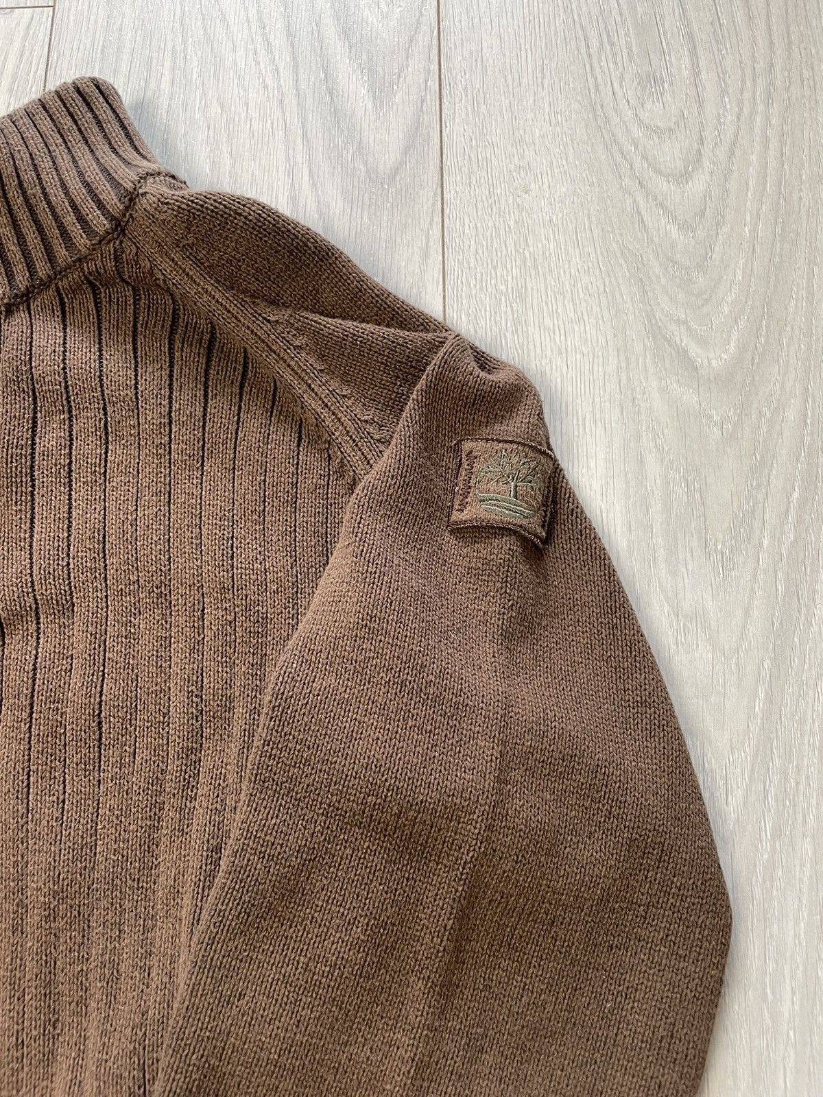Timberland Vintage Brown Timberland 1/4 Zip Size US M / EU 48-50 / 2 - 3 Thumbnail