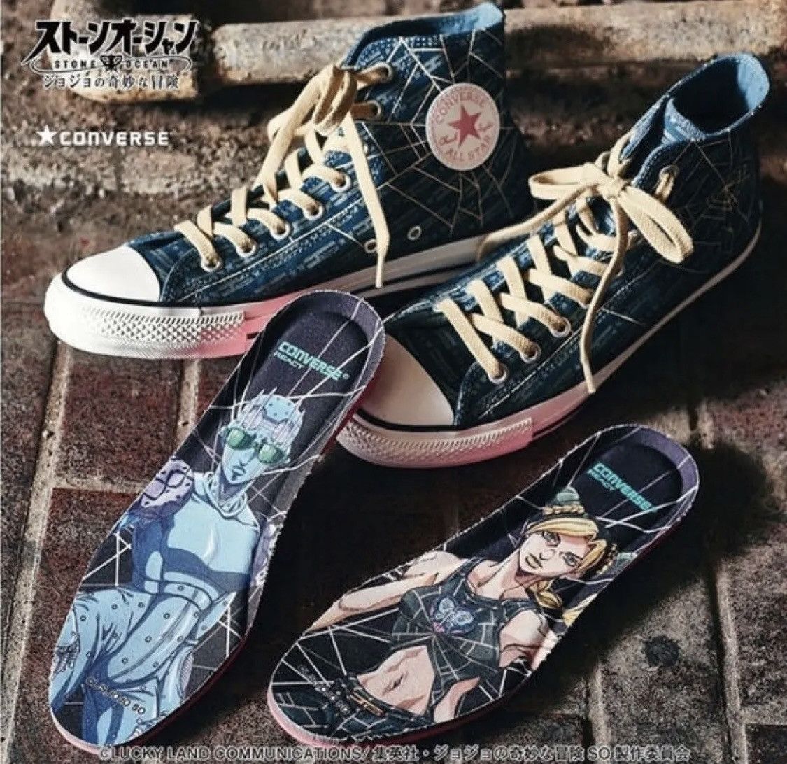 Converse Jojo’s bizarre adventure CONVERSE stone ocean Sneakers Size US 9.5 / EU 42-43 - 2 Thumbnail