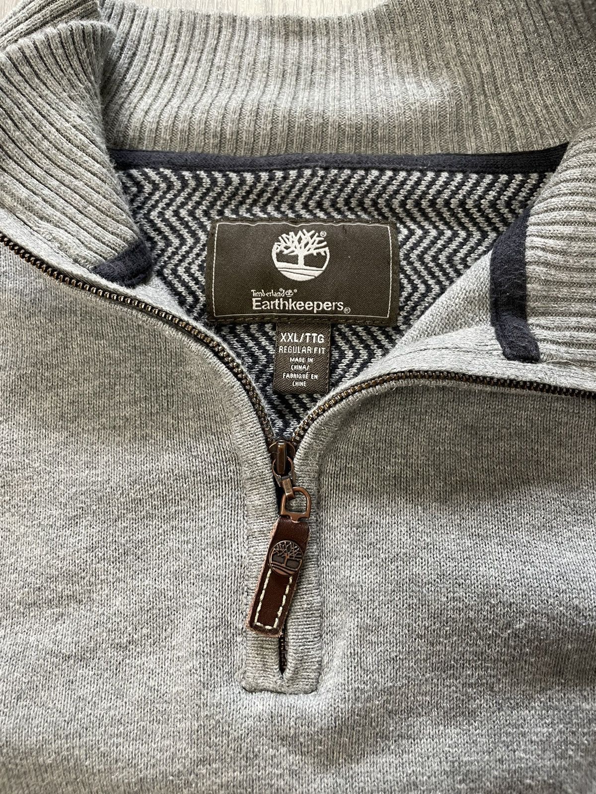 Timberland Vintage 1/4 Zip Sweater Timberland Earthkeepers Size US XXL / EU 58 / 5 - 4 Thumbnail