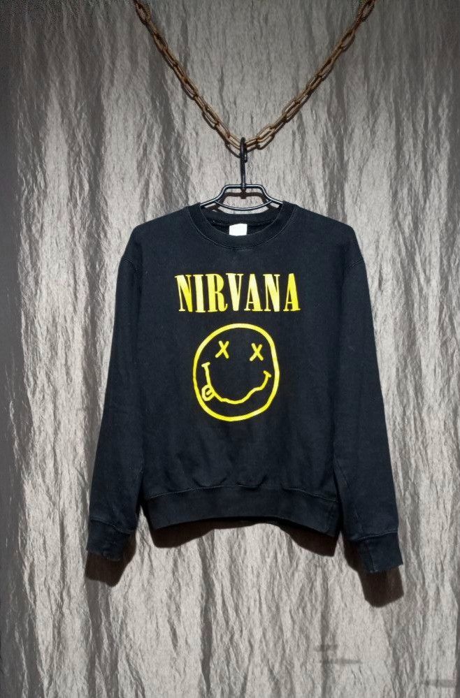 Vintage sweatshirt 90s Nirvana Face Smile Kurt Cobain