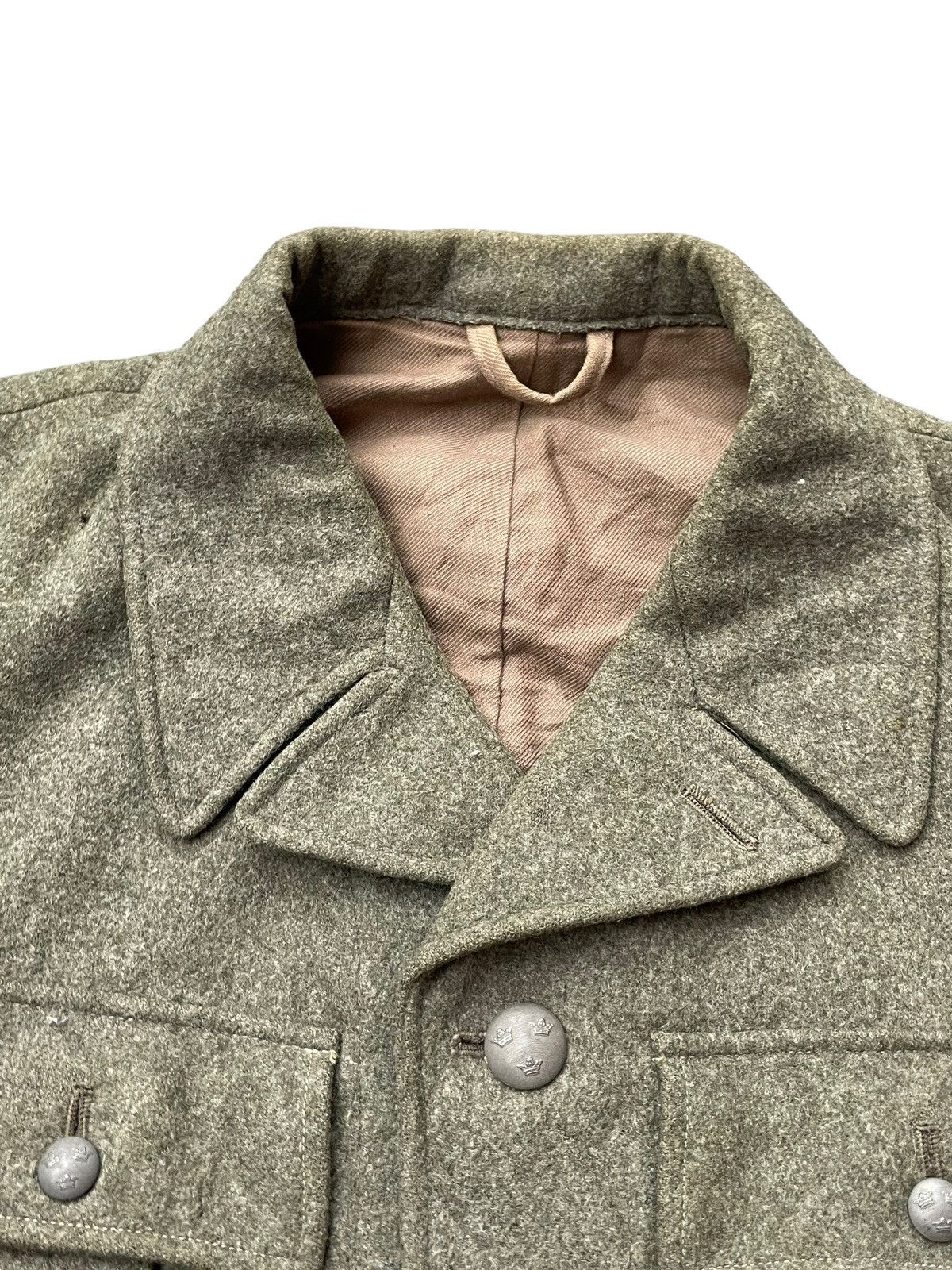 Vintage Vintage 1951 M42 Swedish Army Wool Jqcket Size US M / EU 48-50 / 2 - 5 Thumbnail