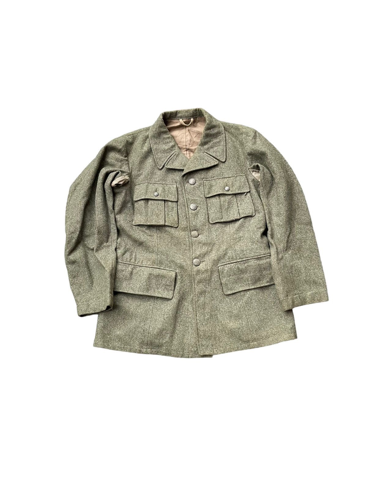 Vintage Vintage 1951 M42 Swedish Army Wool Jqcket Size US M / EU 48-50 / 2 - 1 Thumbnail