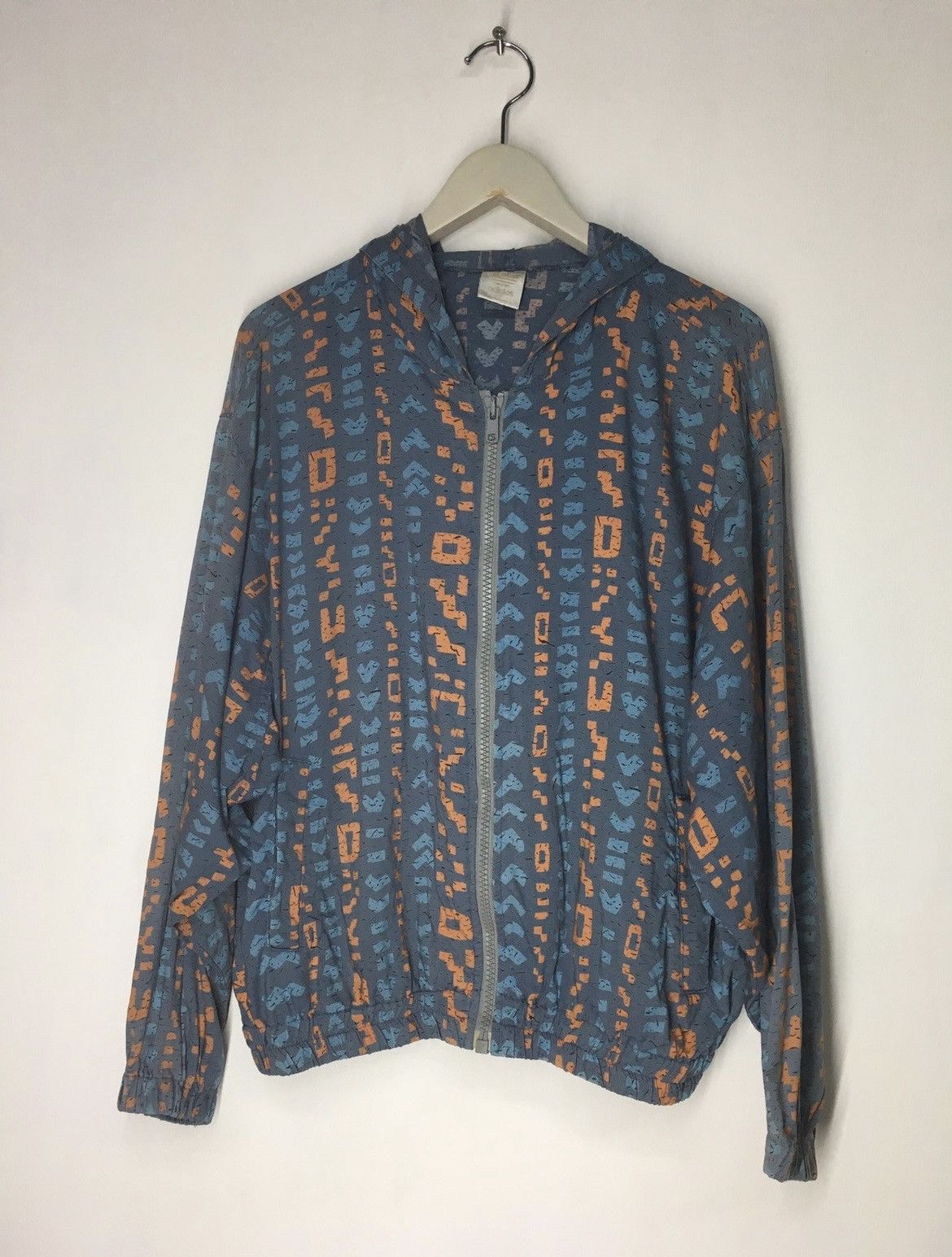 Adidas Vintage 90s Adidas Hoodie Light Jacket Size US L / EU 52-54 / 3 - 1 Thumbnail