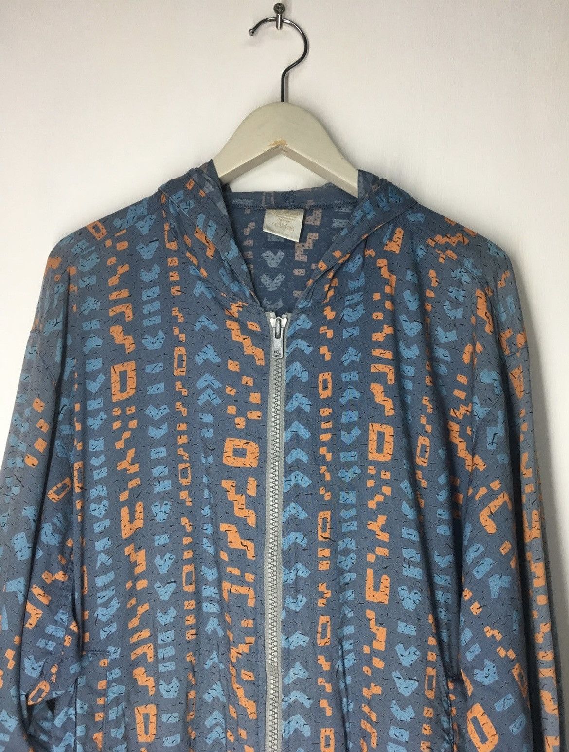 Adidas Vintage 90s Adidas Hoodie Light Jacket Size US L / EU 52-54 / 3 - 4 Thumbnail