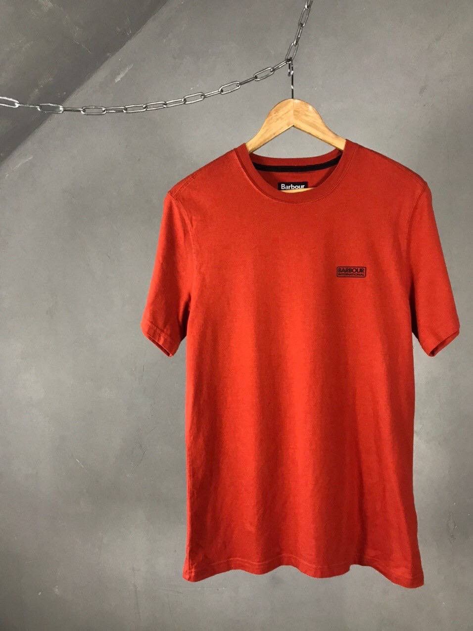 Barbour Barbour International casual streetwear orange tee Size US M / EU 48-50 / 2 - 1 Thumbnail