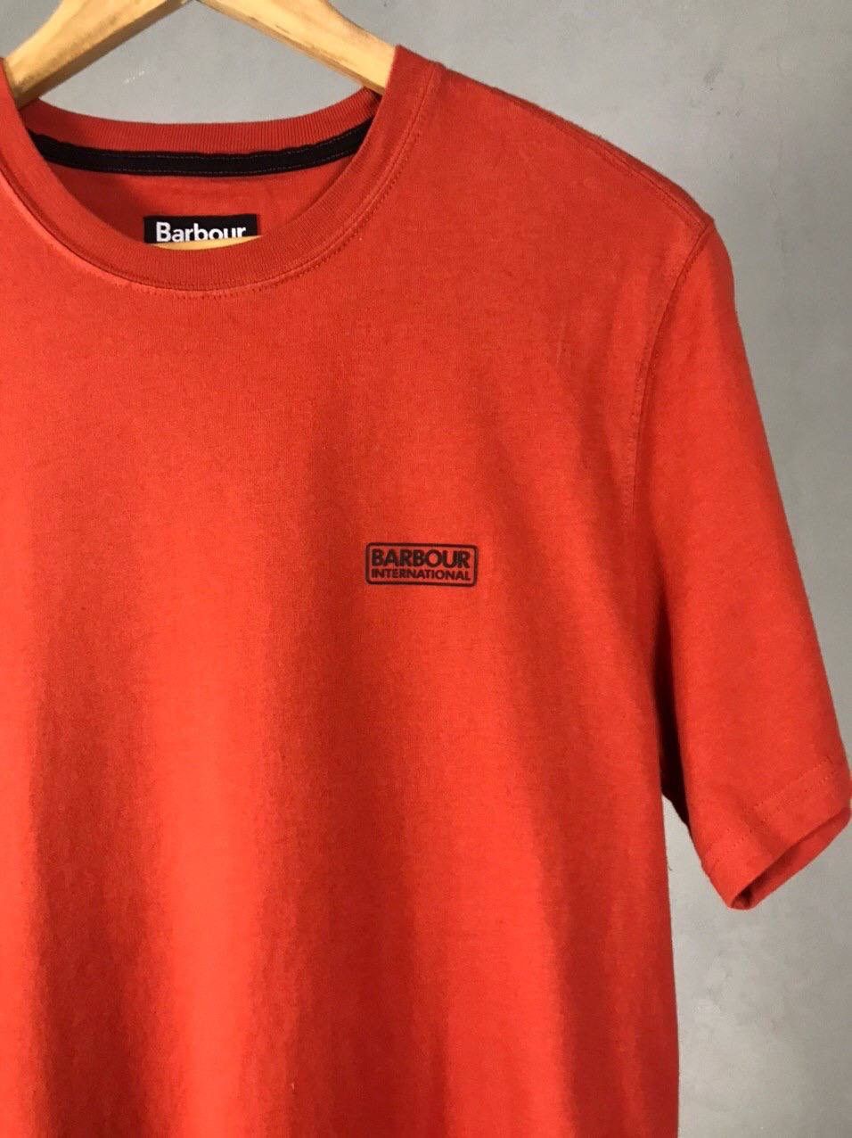 Barbour Barbour International casual streetwear orange tee Size US M / EU 48-50 / 2 - 2 Thumbnail