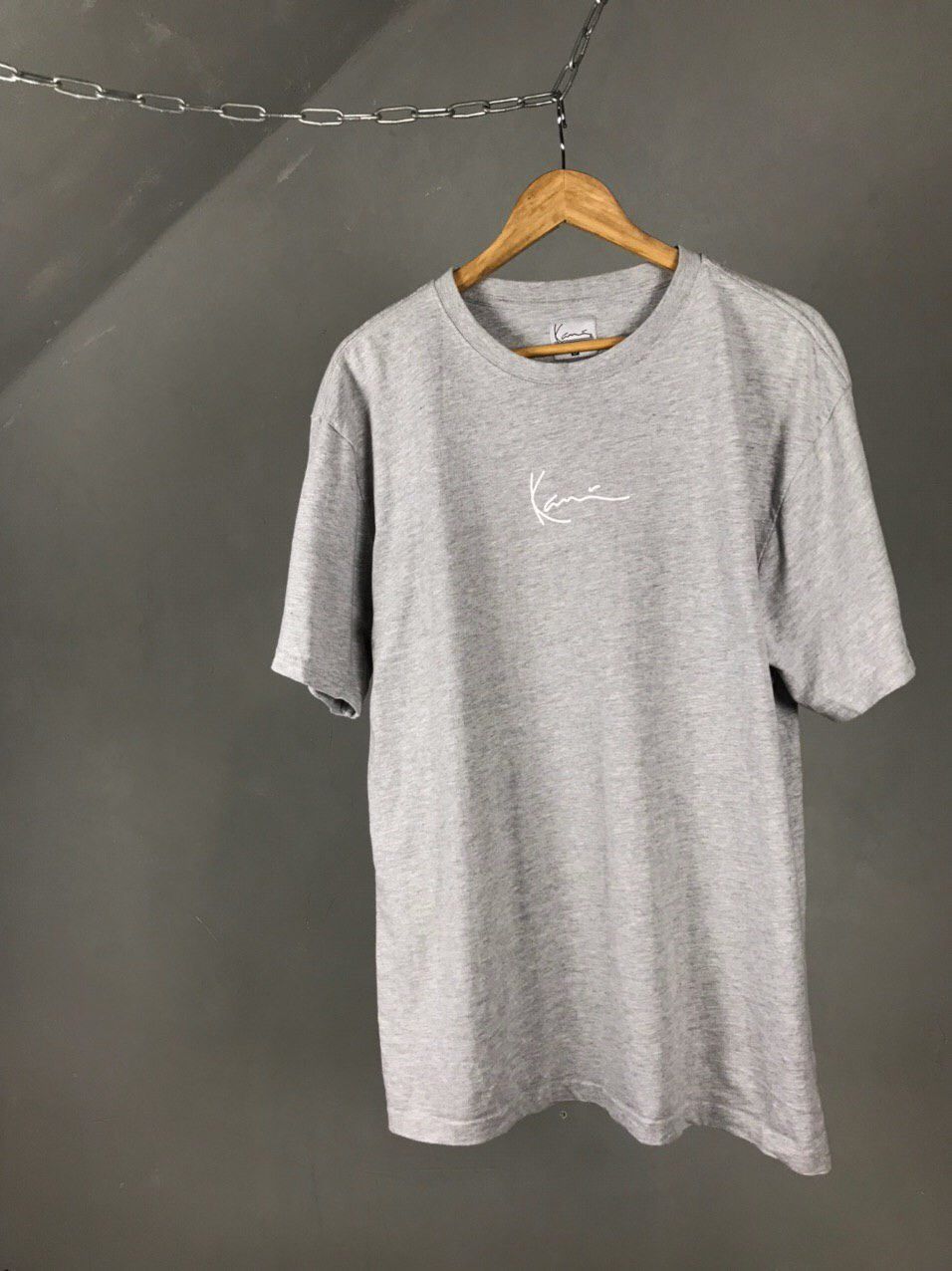 Vintage Karl Kani streetwear gray tee Size US S / EU 44-46 / 1 - 1 Thumbnail