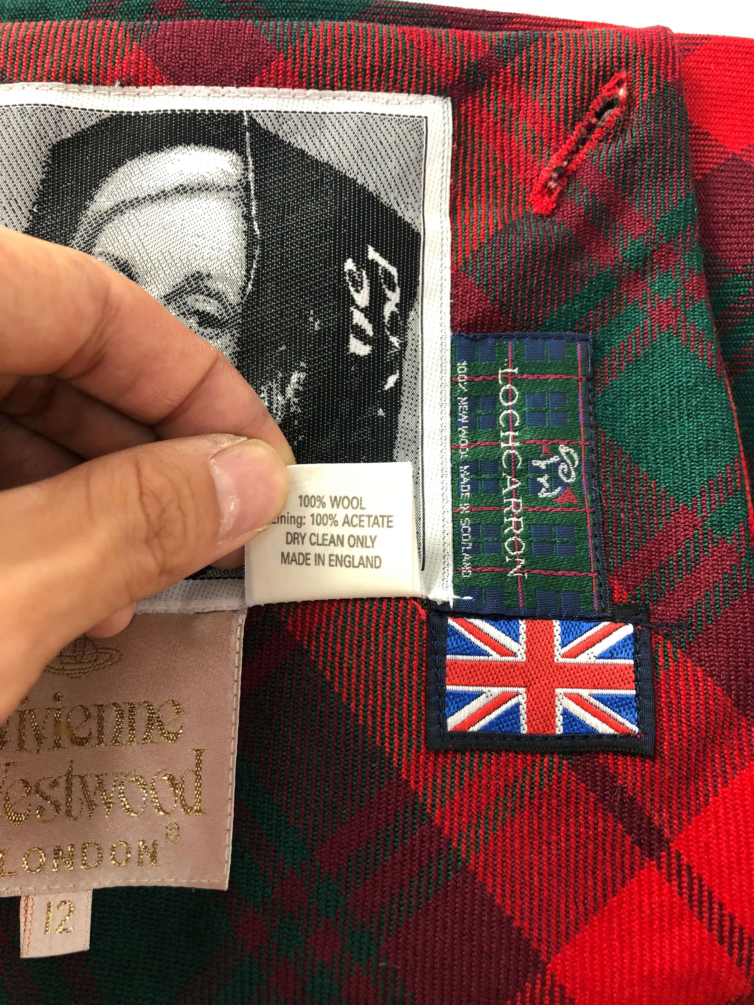 Vivienne Westwood vivienne westwood red macpoiret tartan skirt Size US 29 - 6 Thumbnail