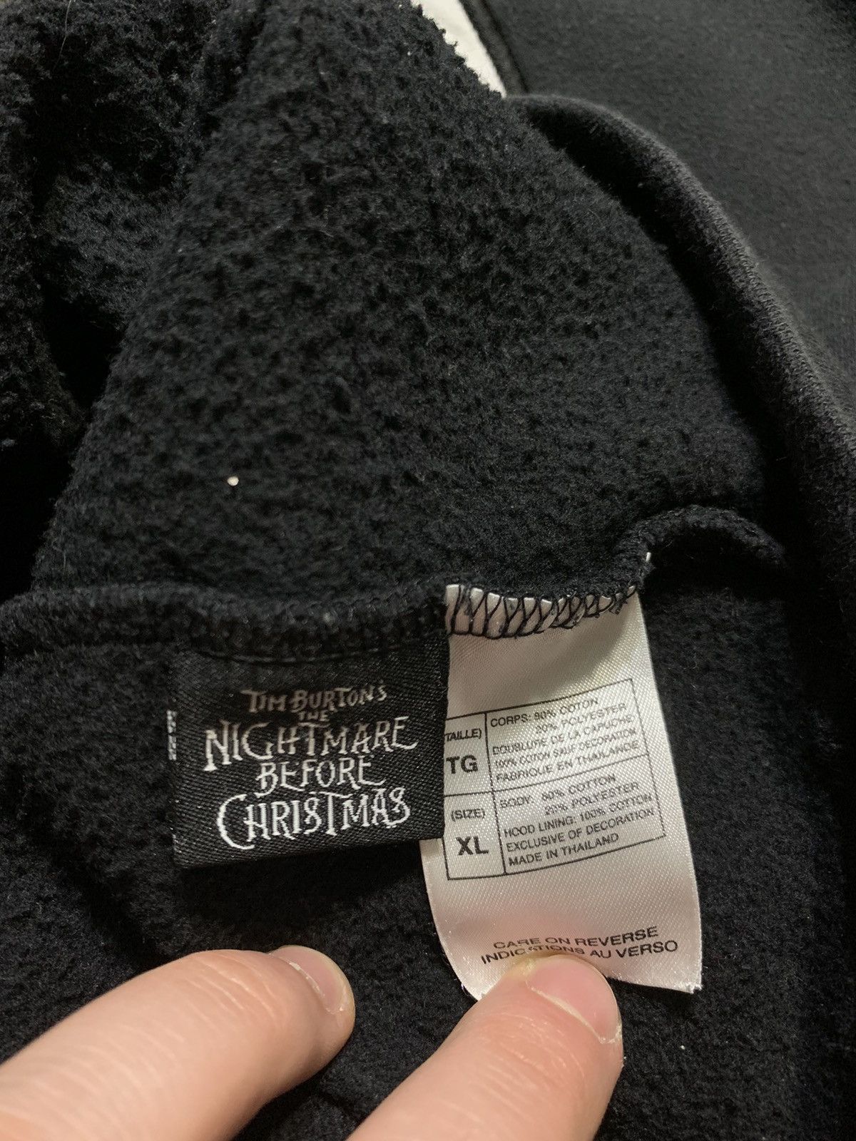 Disney Vintage The Nightmare Before Christmas Burtons Movie Hoodie Size US XL / EU 56 / 4 - 10 Thumbnail