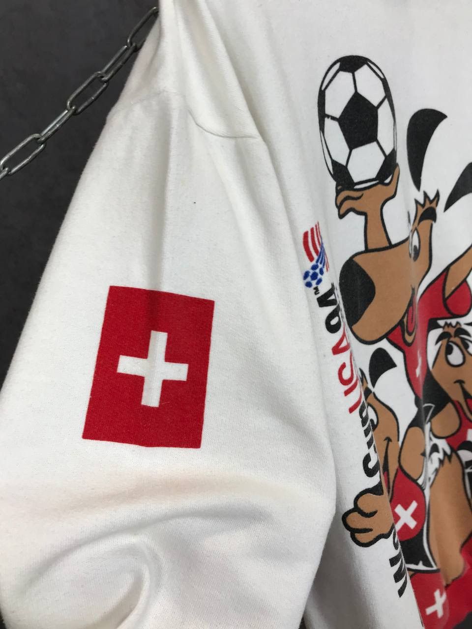 Vintage World Cup 1994 vintage rare overprinted sweatshirt Size US M / EU 48-50 / 2 - 6 Thumbnail
