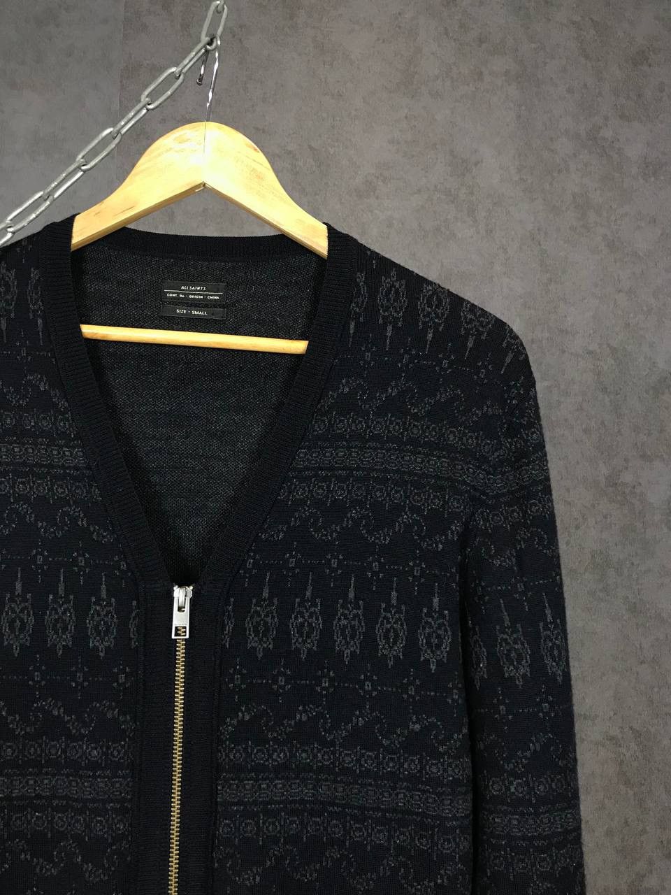 Allsaints Allsaints luxury streetwear wool zip cardigan Size US S / EU 44-46 / 1 - 2 Thumbnail
