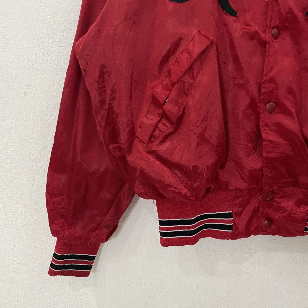 MLB Vintage 90s MudCats Spellout Logo Jacket Size US L / EU 52-54 / 3 - 3 Thumbnail
