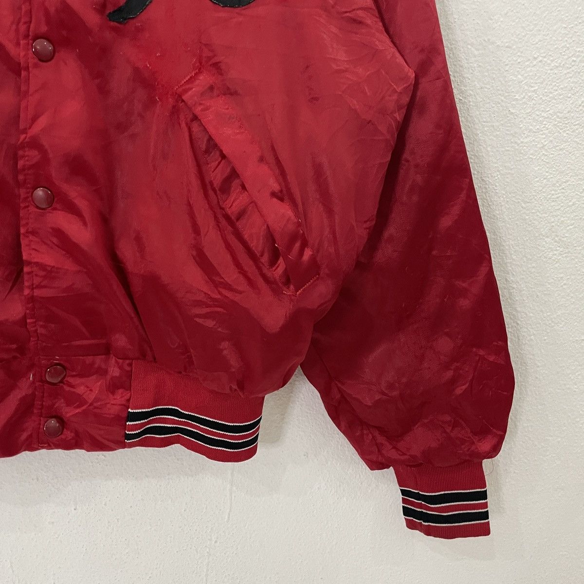 MLB Vintage 90s MudCats Spellout Logo Jacket Size US L / EU 52-54 / 3 - 2 Thumbnail