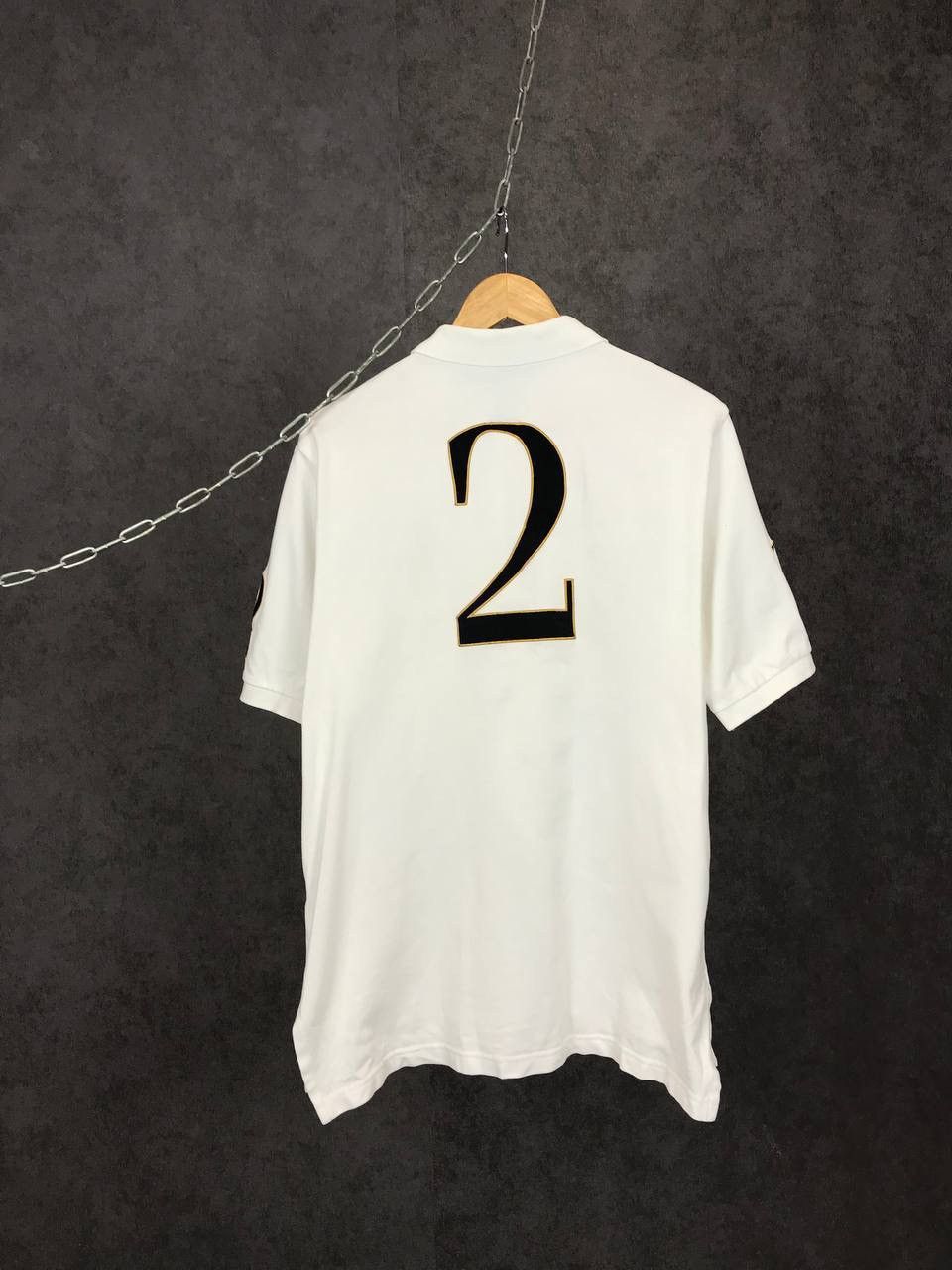 Vintage Polo Ralph Lauren vintage luxury overprinted polo tee Size US XL / EU 56 / 4 - 7 Thumbnail
