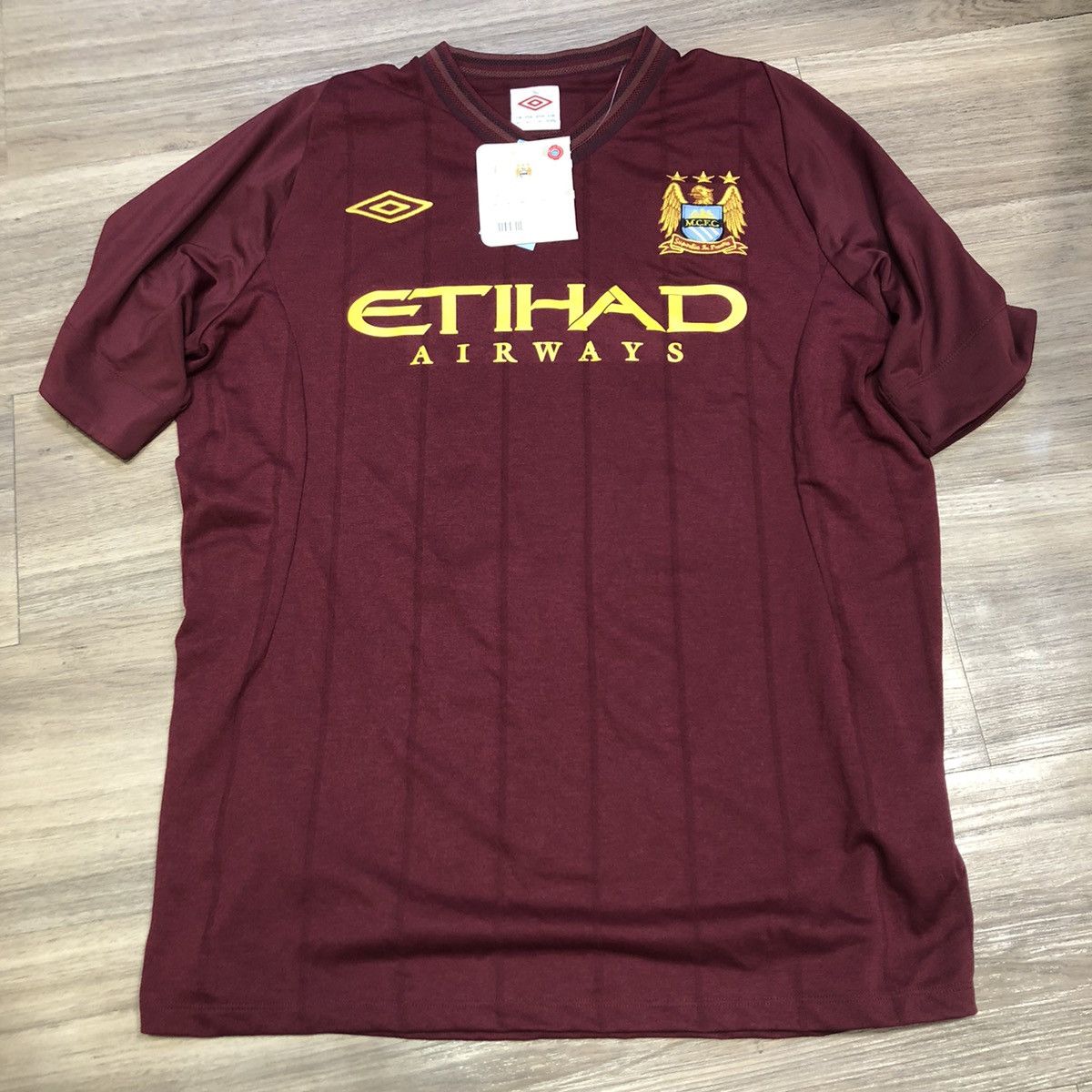 Manchester City 12/13 away shirt #14 Java Garcia (signed)