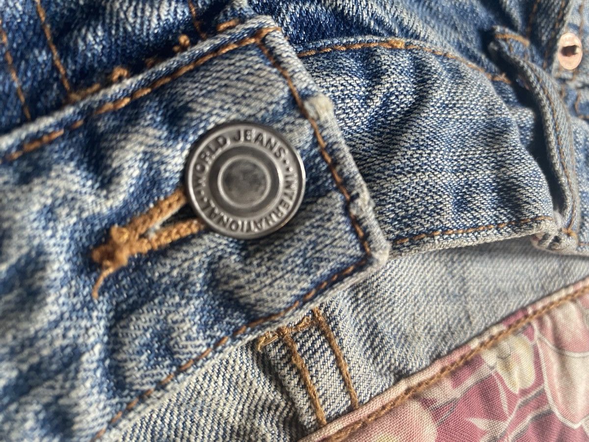 If Six Was Nine × Japanese Brand × Tornado Mart ARCHIVE KARAKURI DRAGON TRADITIONAL SNAKE SKULL DENIM Size US 32 / EU 48 - 4 Thumbnail
