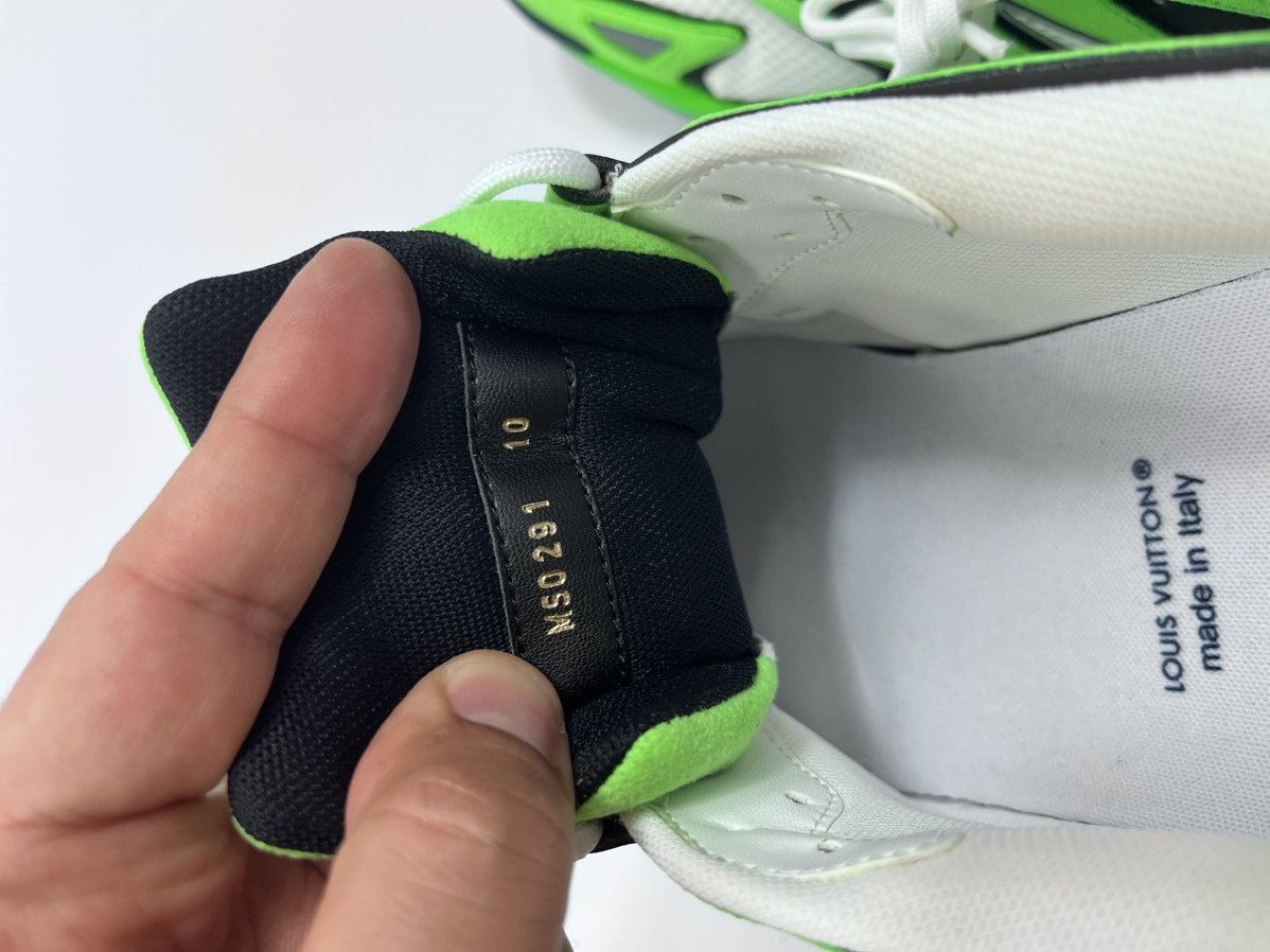 Louis Vuitton VIRGIL ABLOH GREEN TATIC SNEAKERS Size US 10 / EU 43 - 14 Thumbnail