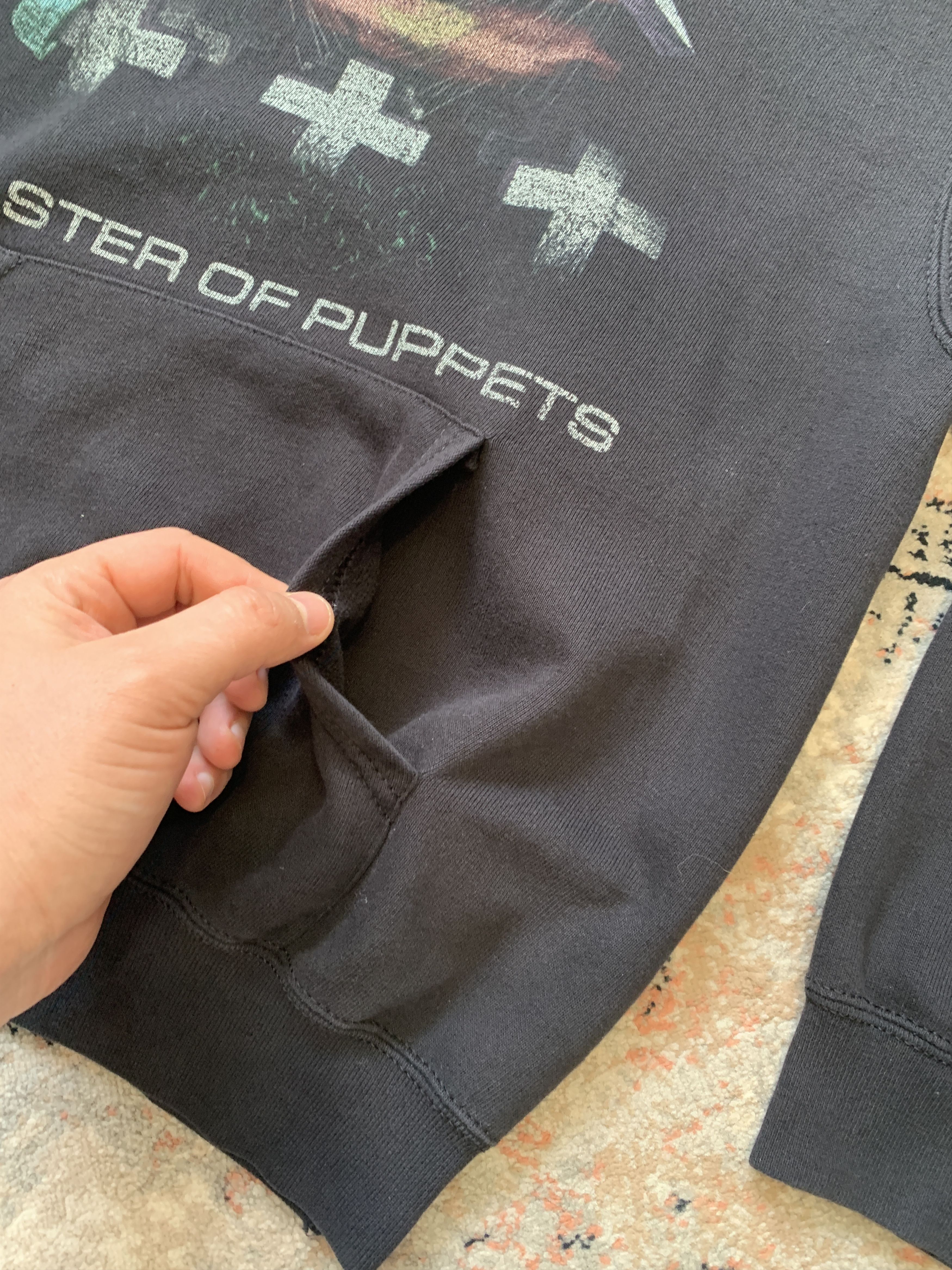 Band Tees Metallica Master Of Puppets Vintage Hoodie Size M / US 6-8 / IT 42-44 - 3 Thumbnail