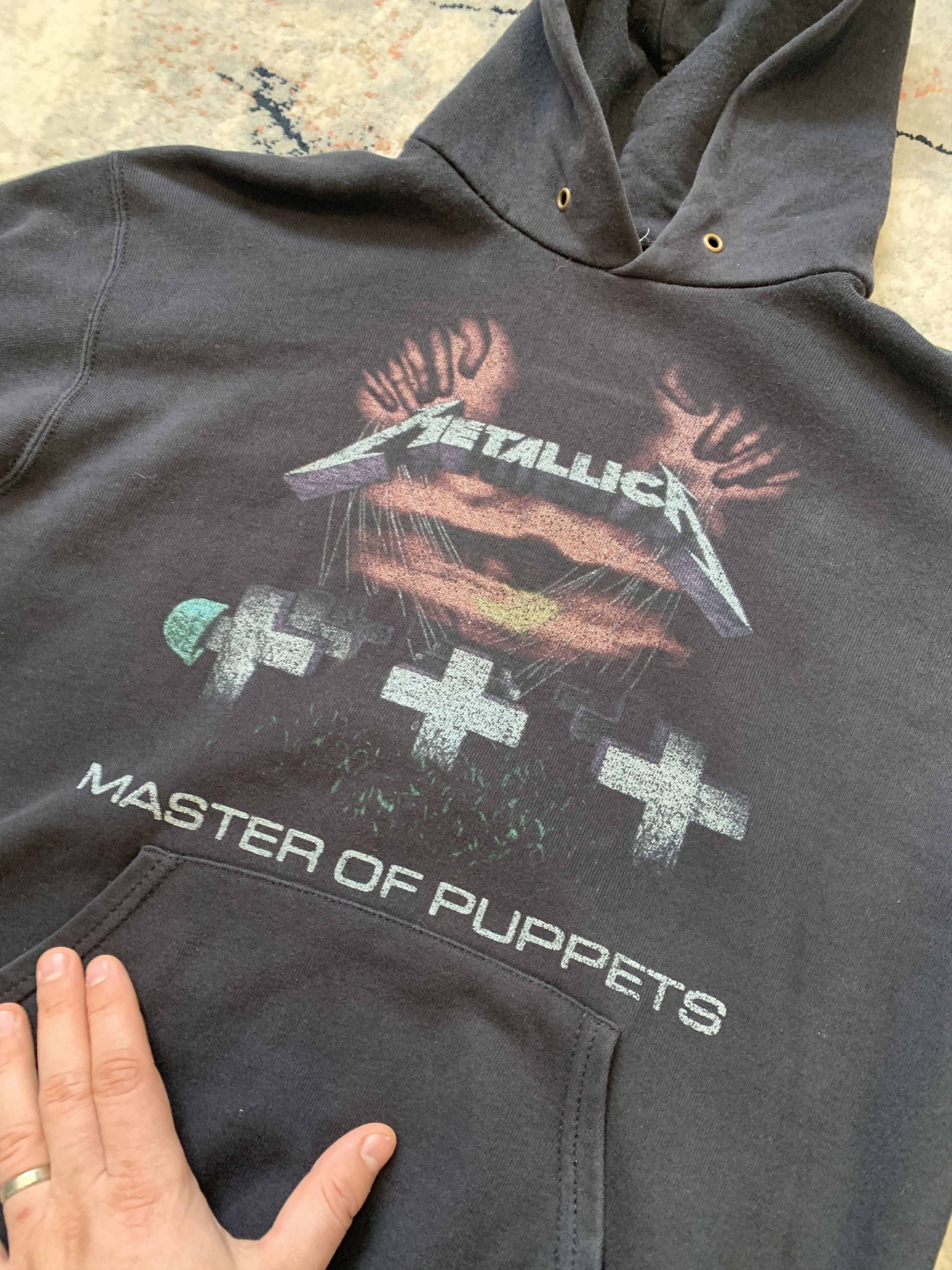 Band Tees Metallica Master Of Puppets Vintage Hoodie Size M / US 6-8 / IT 42-44 - 4 Thumbnail