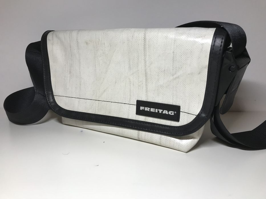 Freitag NEW Freitag F41 Hawaii FiveO Messenger Bag White Black Grailed