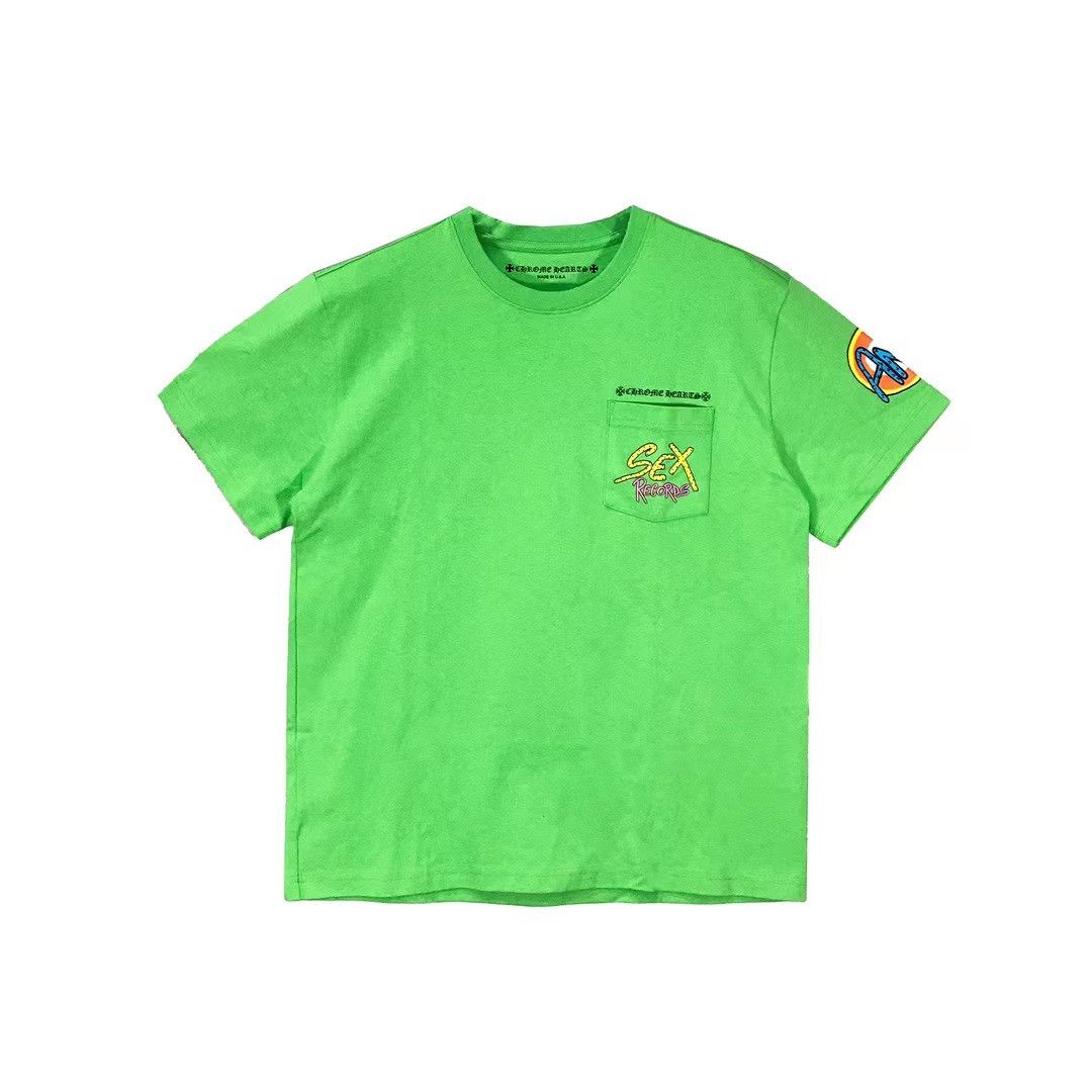 Chrome Hearts Chrome Hearts Matty Boy Sex Record Green T-shirt Size US XL / EU 56 / 4 - 1 Thumbnail