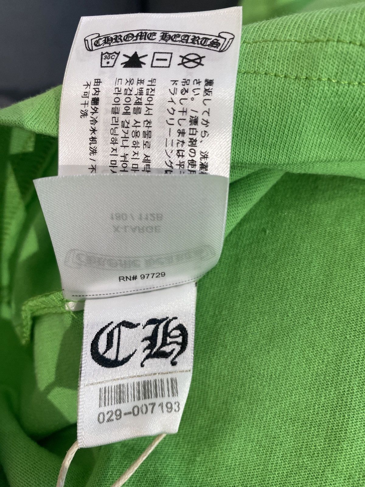 Chrome Hearts Chrome Hearts Matty Boy Sex Record Green T-shirt Size US XL / EU 56 / 4 - 5 Thumbnail