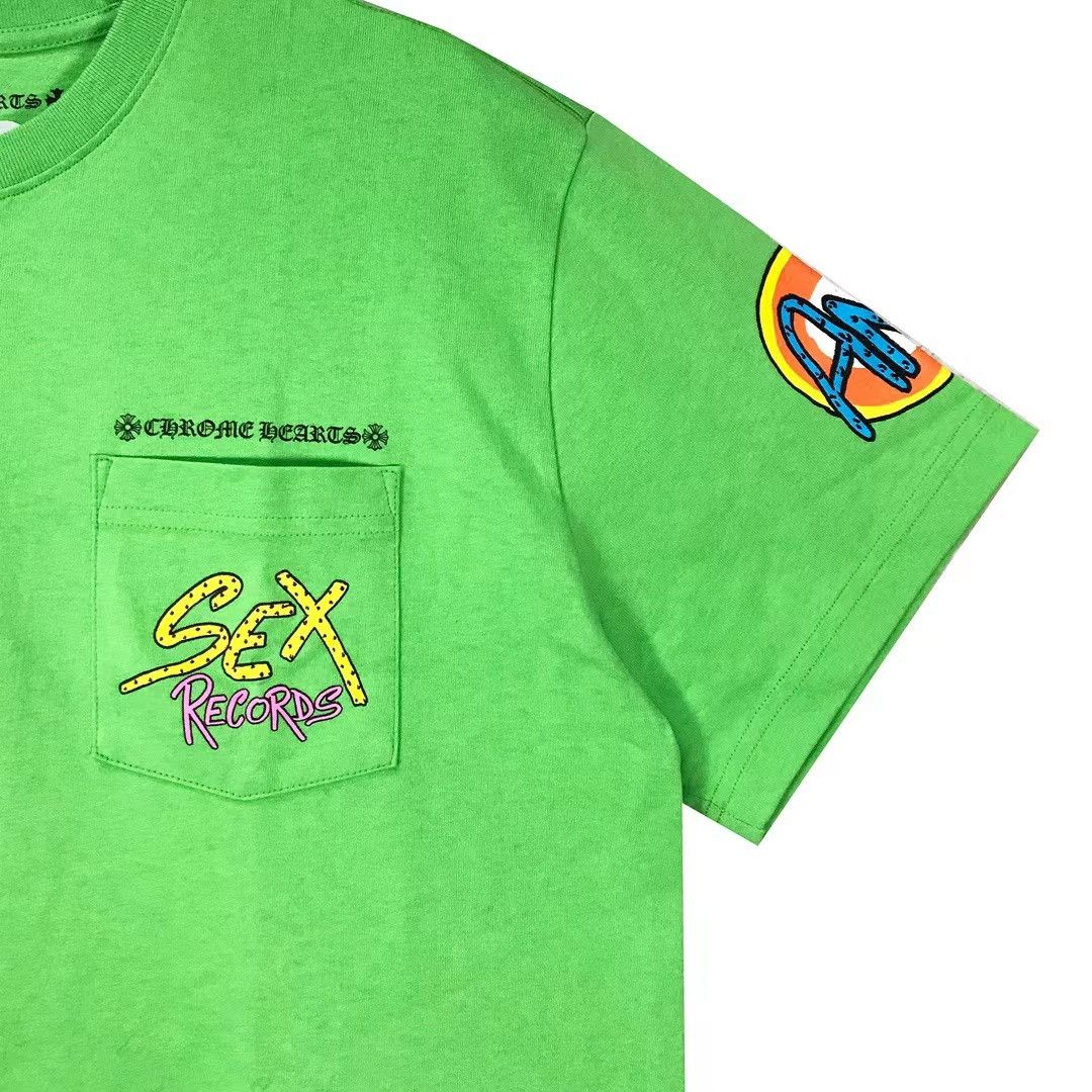 Chrome Hearts Chrome Hearts Matty Boy Sex Record Green T-shirt Size US XL / EU 56 / 4 - 3 Thumbnail