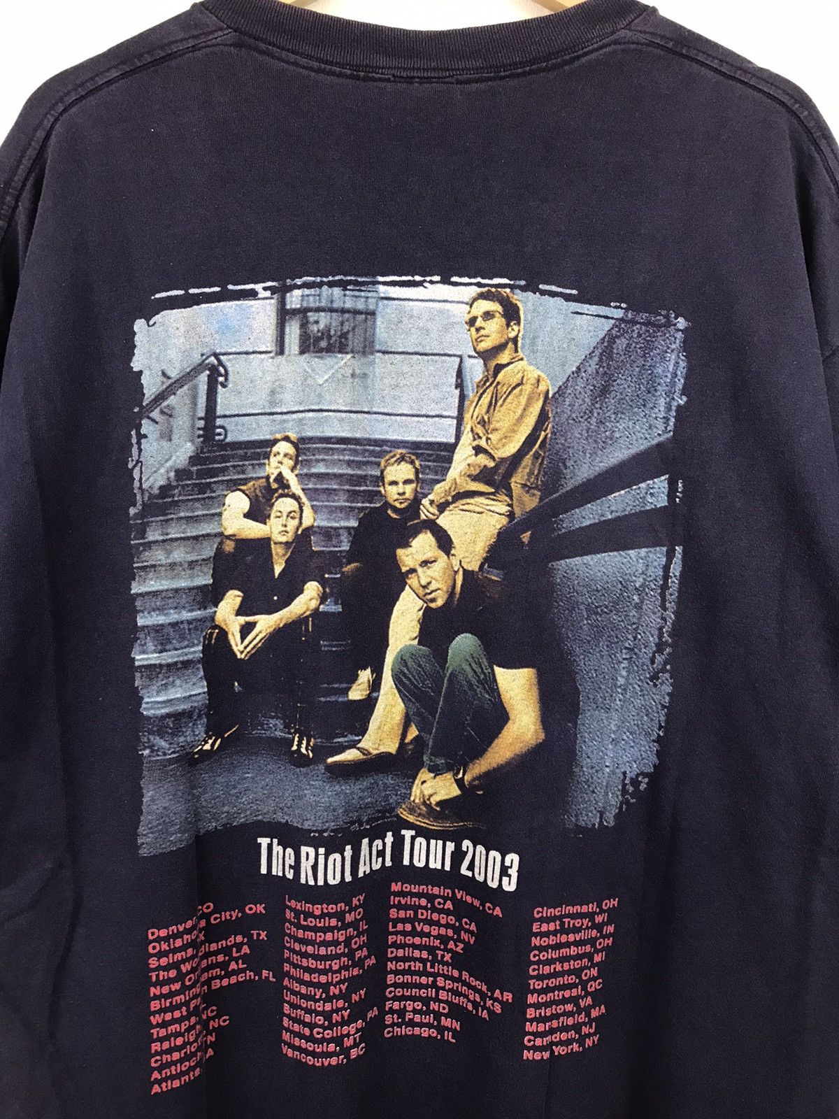 Band Tees × Vintage Vintage Y2K Pearl Jam The Riot Act Tour Size US XL / EU 56 / 4 - 5 Thumbnail