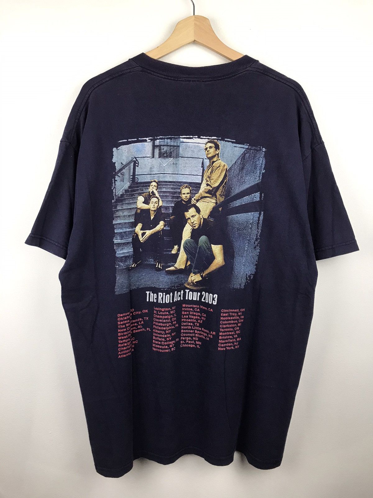 Band Tees × Vintage Vintage Y2K Pearl Jam The Riot Act Tour Size US XL / EU 56 / 4 - 4 Thumbnail