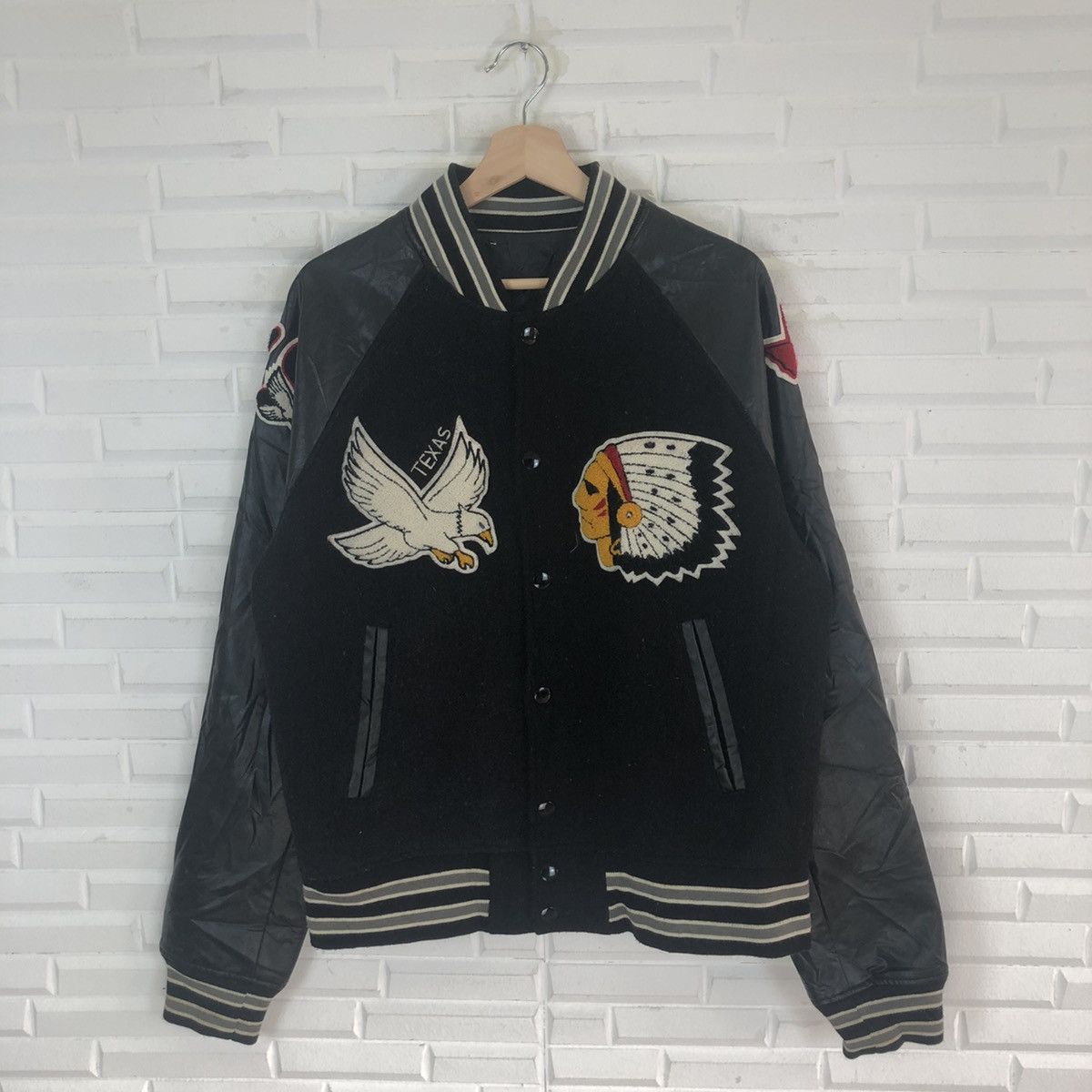 Vintage INDIAN CHIEFS COMANCHE VARSITY JACKET Size US M / EU 48-50 / 2 - 2 Thumbnail