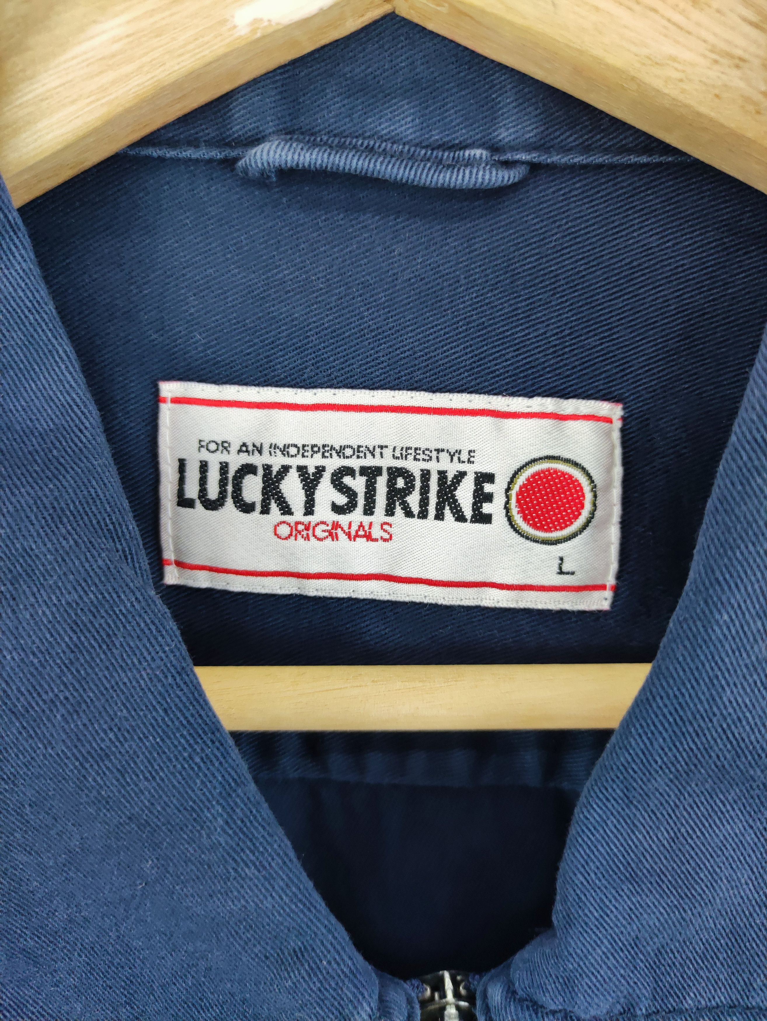 Vintage Vintage Lucky Strike Casual Jacket Zipper Size US L / EU 52-54 / 3 - 2 Thumbnail