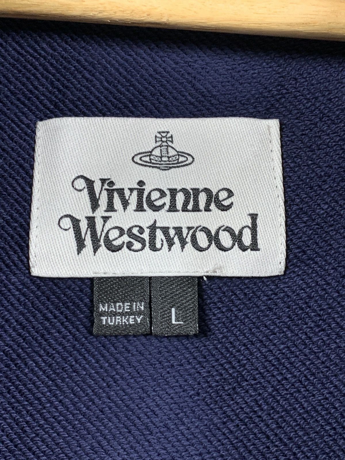 Vivienne Westwood Vivienne Westwood Navy Blue Hoodie Size US L / EU 52-54 / 3 - 20 Thumbnail