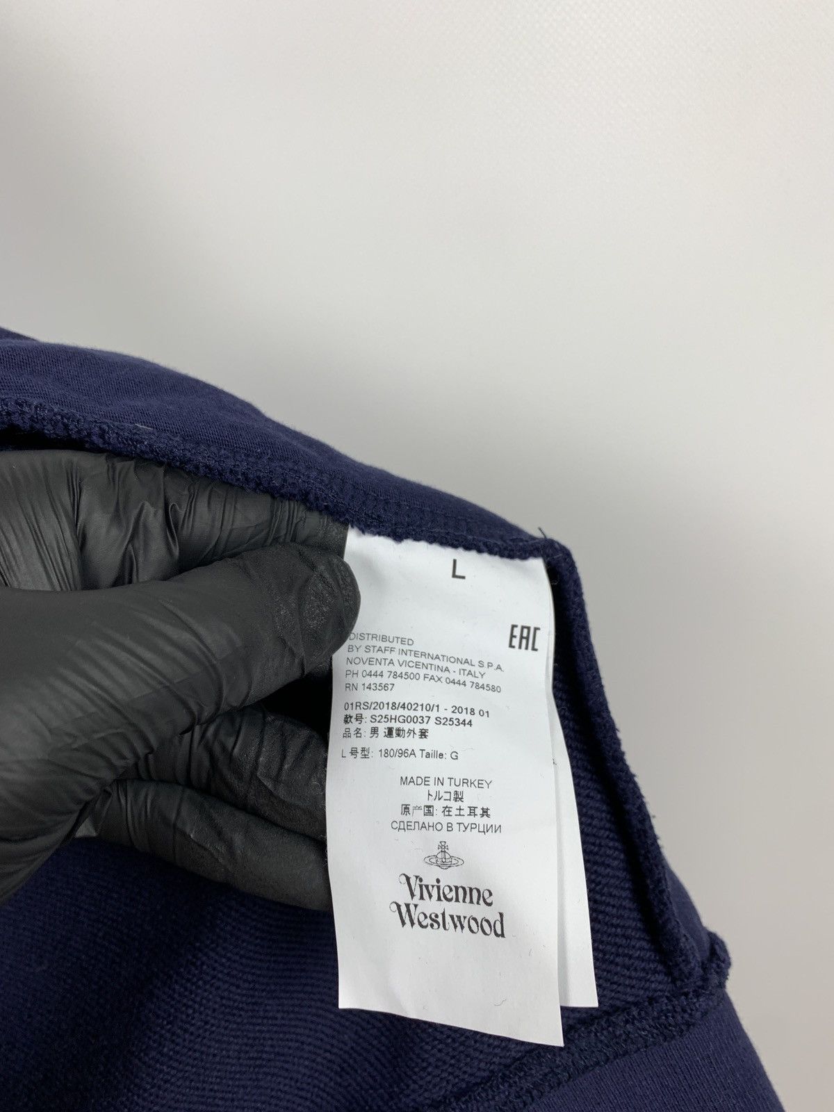 Vivienne Westwood Vivienne Westwood Navy Blue Hoodie Size US L / EU 52-54 / 3 - 22 Thumbnail