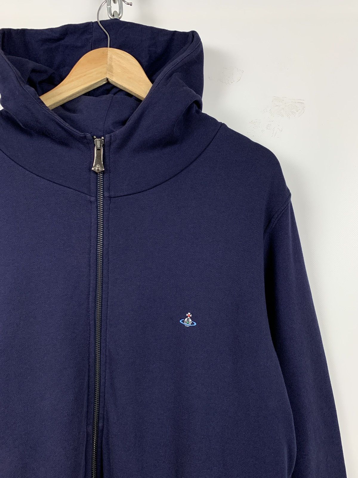 Vivienne Westwood Vivienne Westwood Navy Blue Hoodie Size US L / EU 52-54 / 3 - 5 Thumbnail