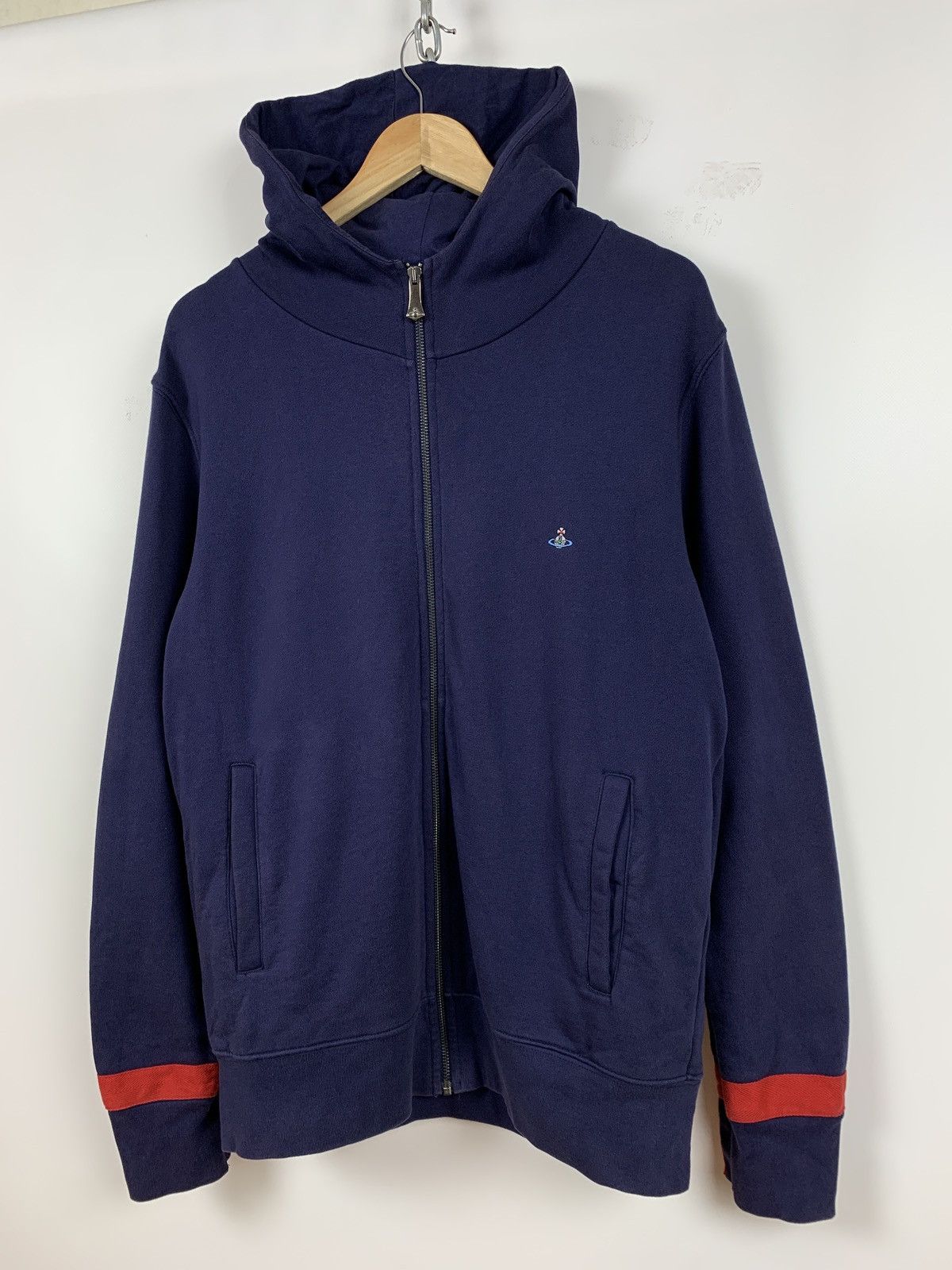 Vivienne Westwood Vivienne Westwood Navy Blue Hoodie Size US L / EU 52-54 / 3 - 12 Thumbnail