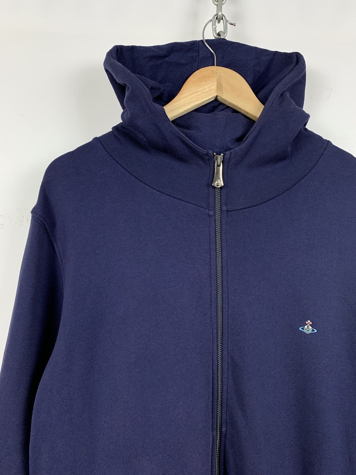 Vivienne Westwood Vivienne Westwood Navy Blue Hoodie Size US L / EU 52-54 / 3 - 6 Thumbnail