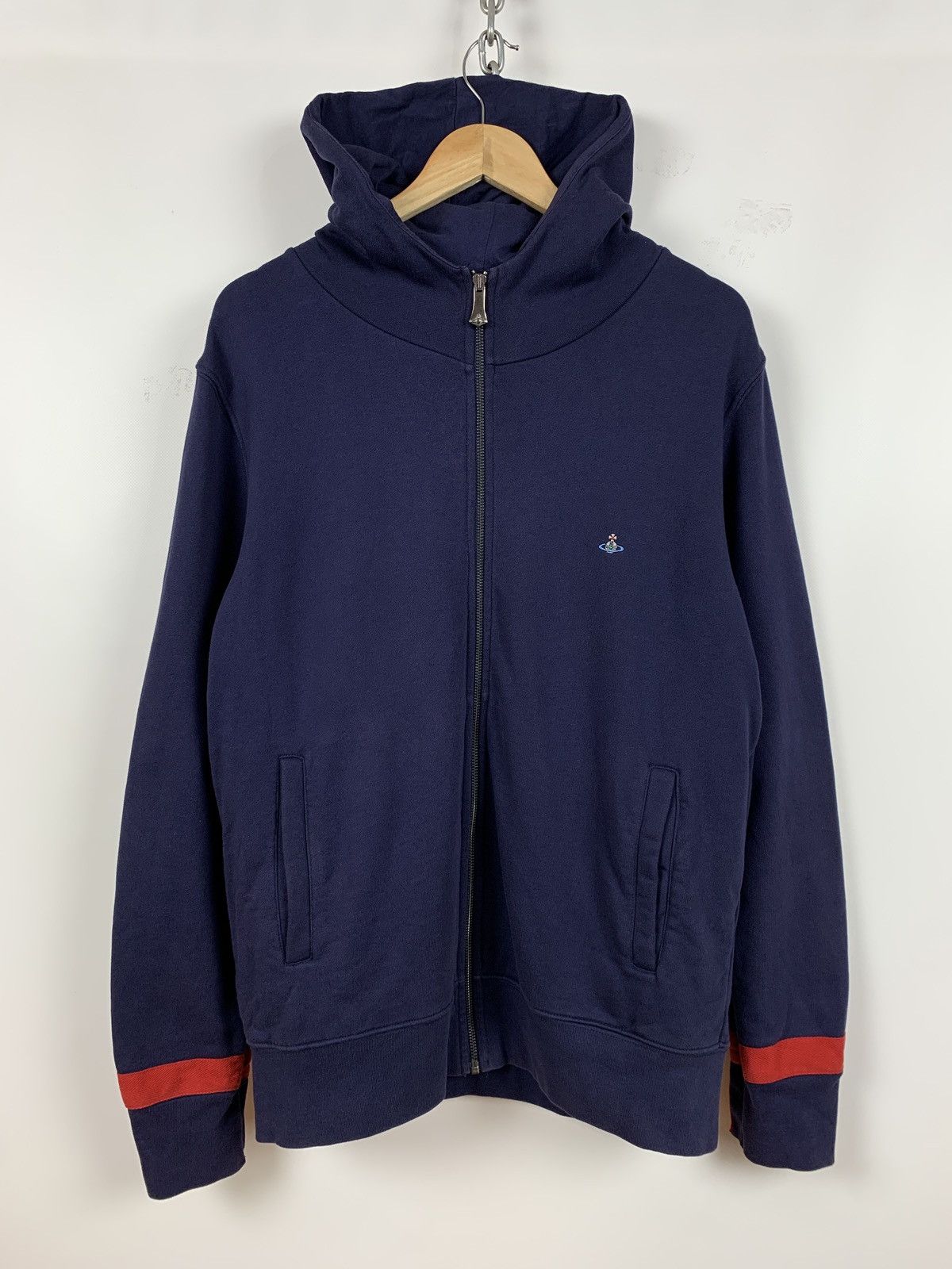 Vivienne Westwood Vivienne Westwood Navy Blue Hoodie Size US L / EU 52-54 / 3 - 1 Thumbnail