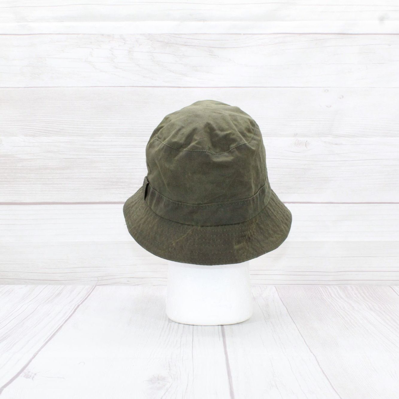 Other Britton Belstaff Olive Green Cotton Plaid Lined Bucket Hat Size ONE SIZE - 4 Thumbnail